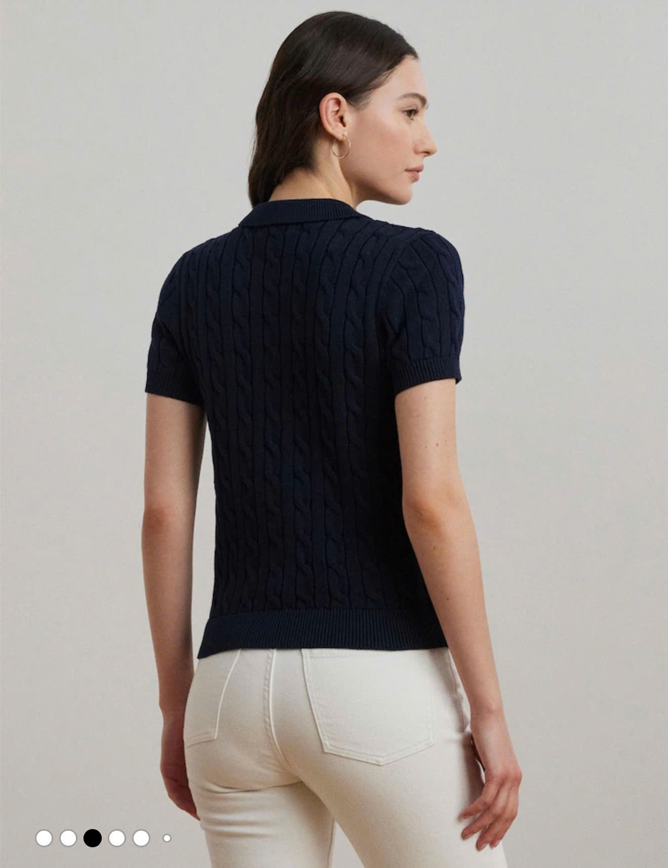 Z76# ÁO POLO LEN THAN CHO NỮ