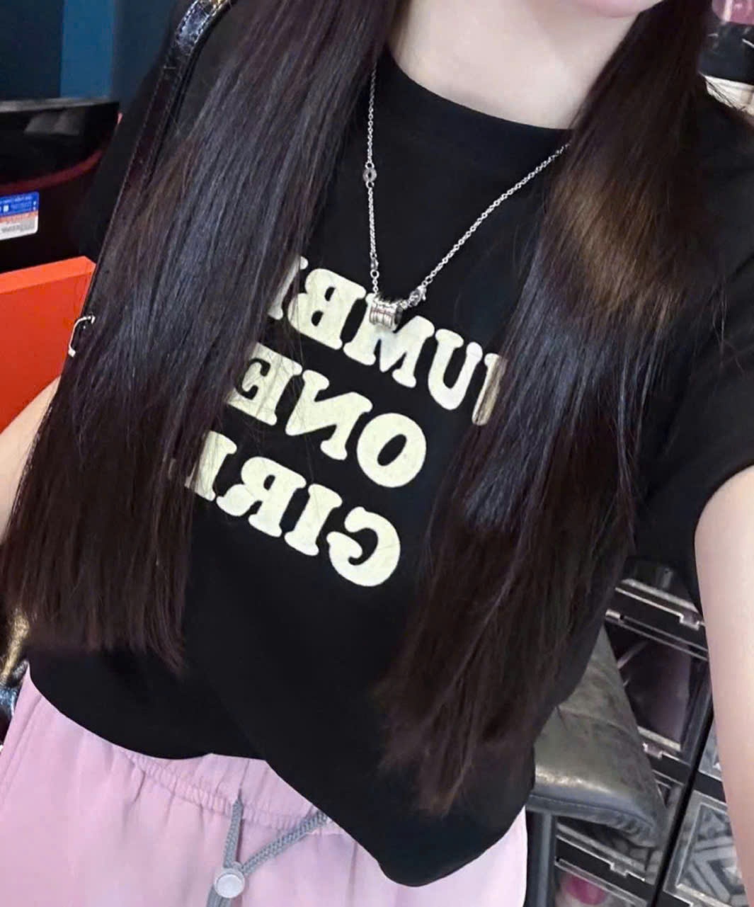 K02# ÁO PHÔNG IN CHỮ 2 MÀU ĐỎ ĐEN CHO NỮ