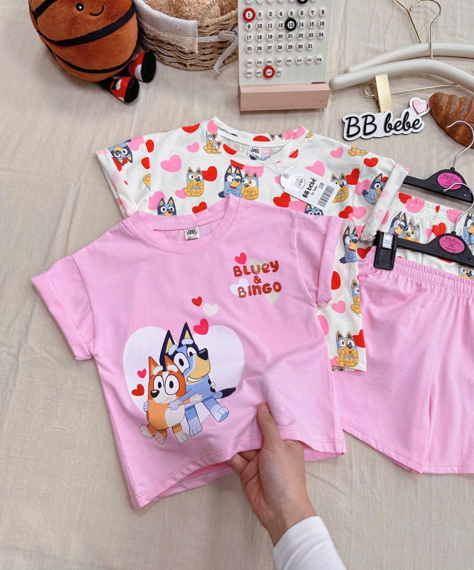 K13# SET 2 BỘ HÌNH TRÁI TIM CHO BÉ