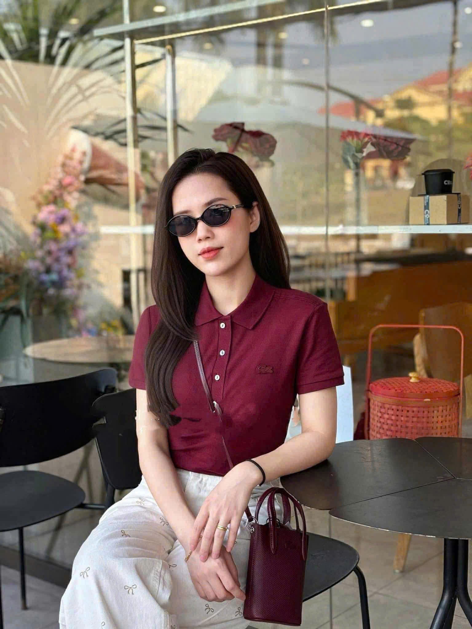 PL55 ÁO POLO ĐỎ ĐÔ CHO NỮ
