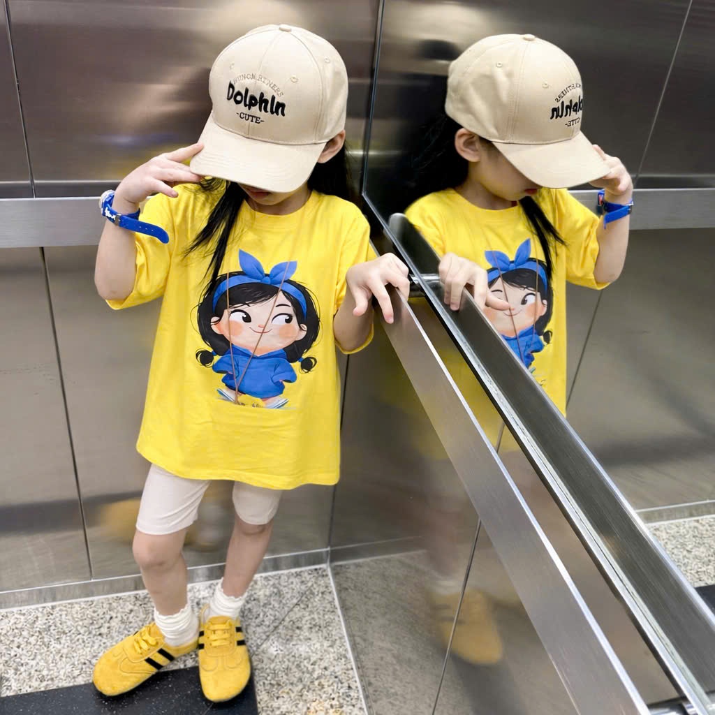 K75 SET 2 BỘ NGỐ TONE VÀNG BÉ GÁI