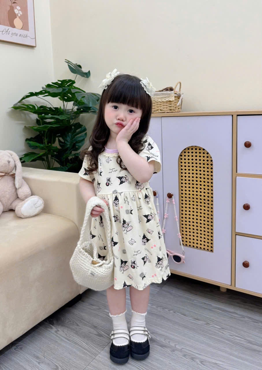 K79 SET 2 VÁY TÍM KURUMI BÉ