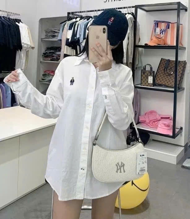 K86# ÁO SƠ MI TRẮNG WHO CHO NỮ