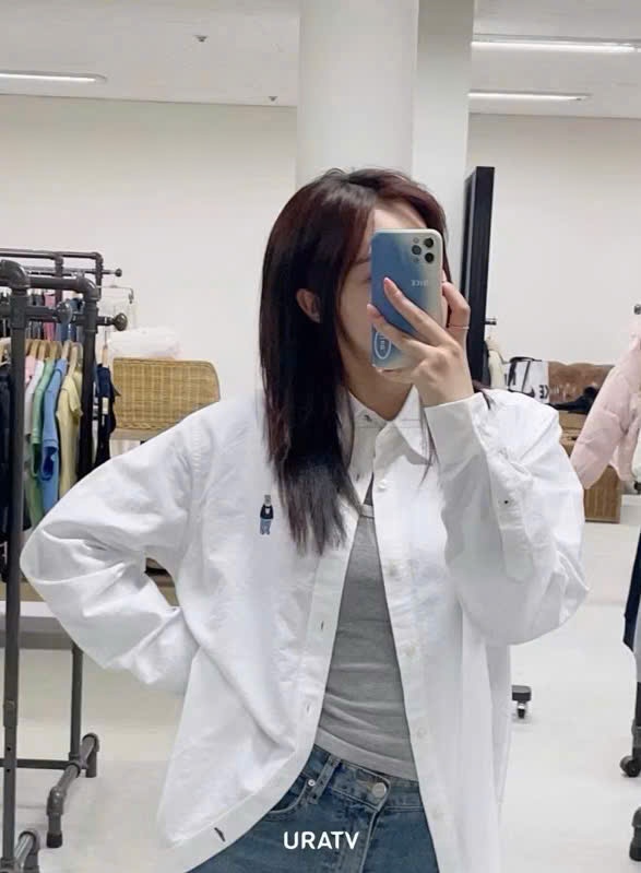 K86# ÁO SƠ MI TRẮNG WHO CHO NỮ