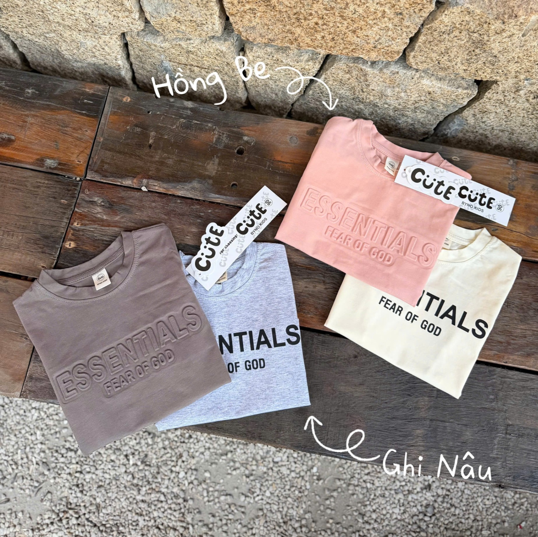 K81# SET 2 BỘ ESSENTIALS CHO BÉ