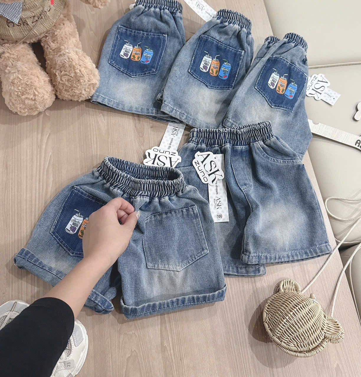 L01# SET 2 QUẦN JEAN BÉ TRAI