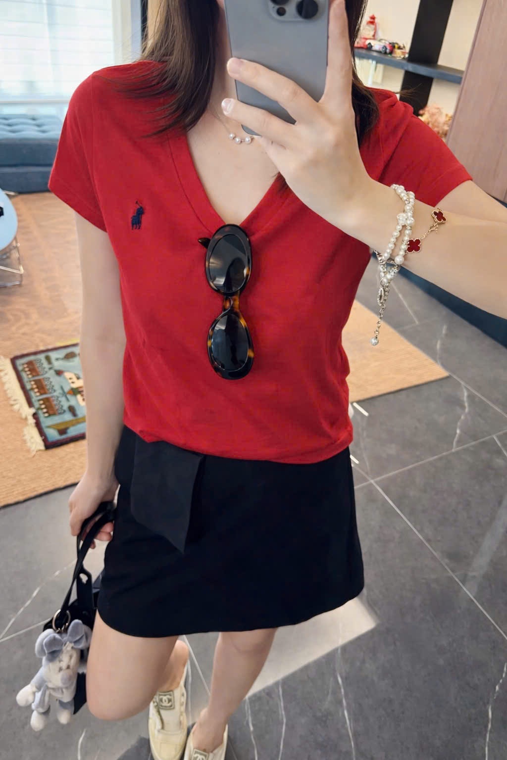 L08# ÁO PHÔNG THÊU NGỰA CỔ TIM CHO NỮ