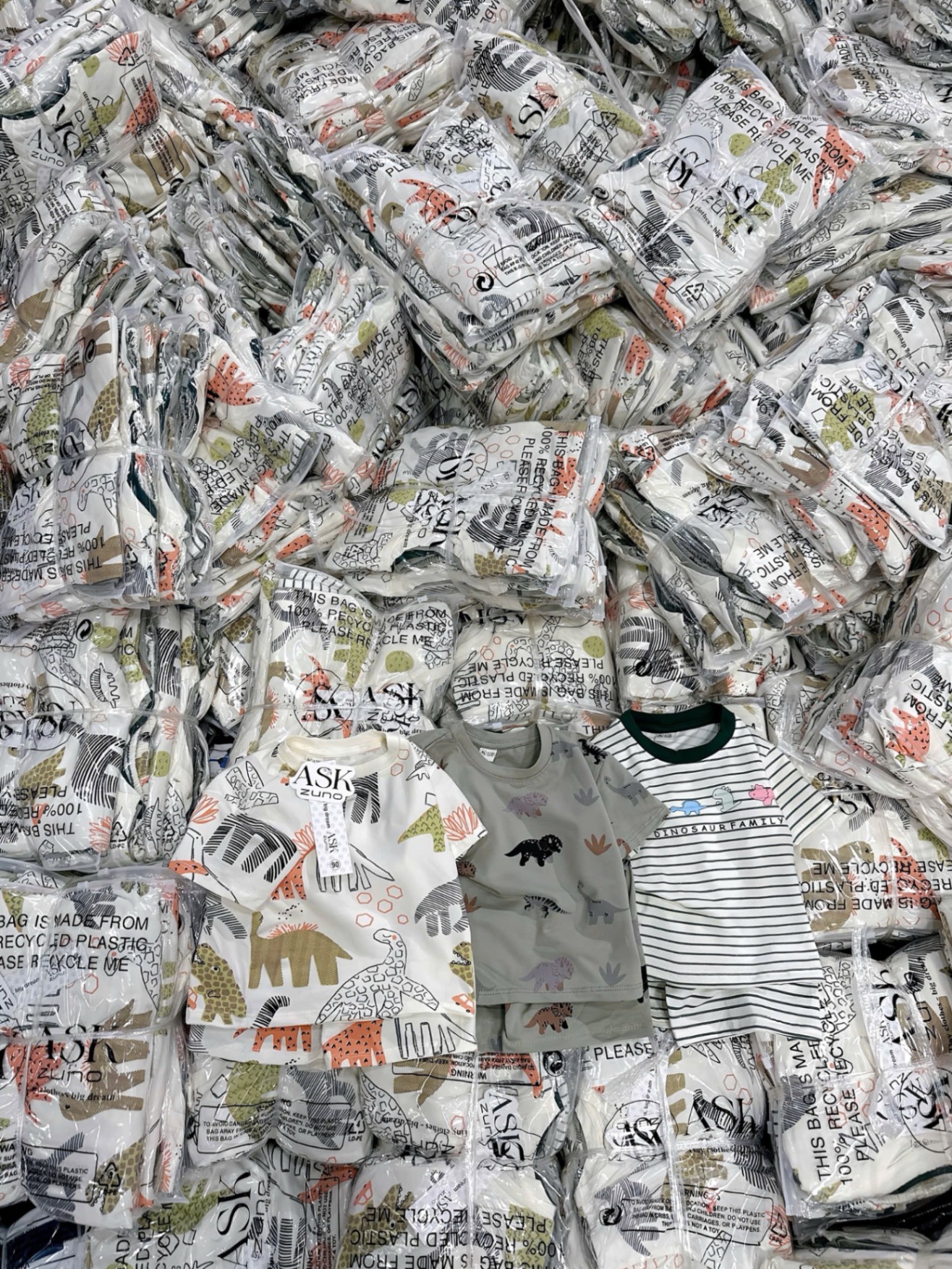CV - N02 SET 3 BỘ KHỦNG LONG XANH BÉ