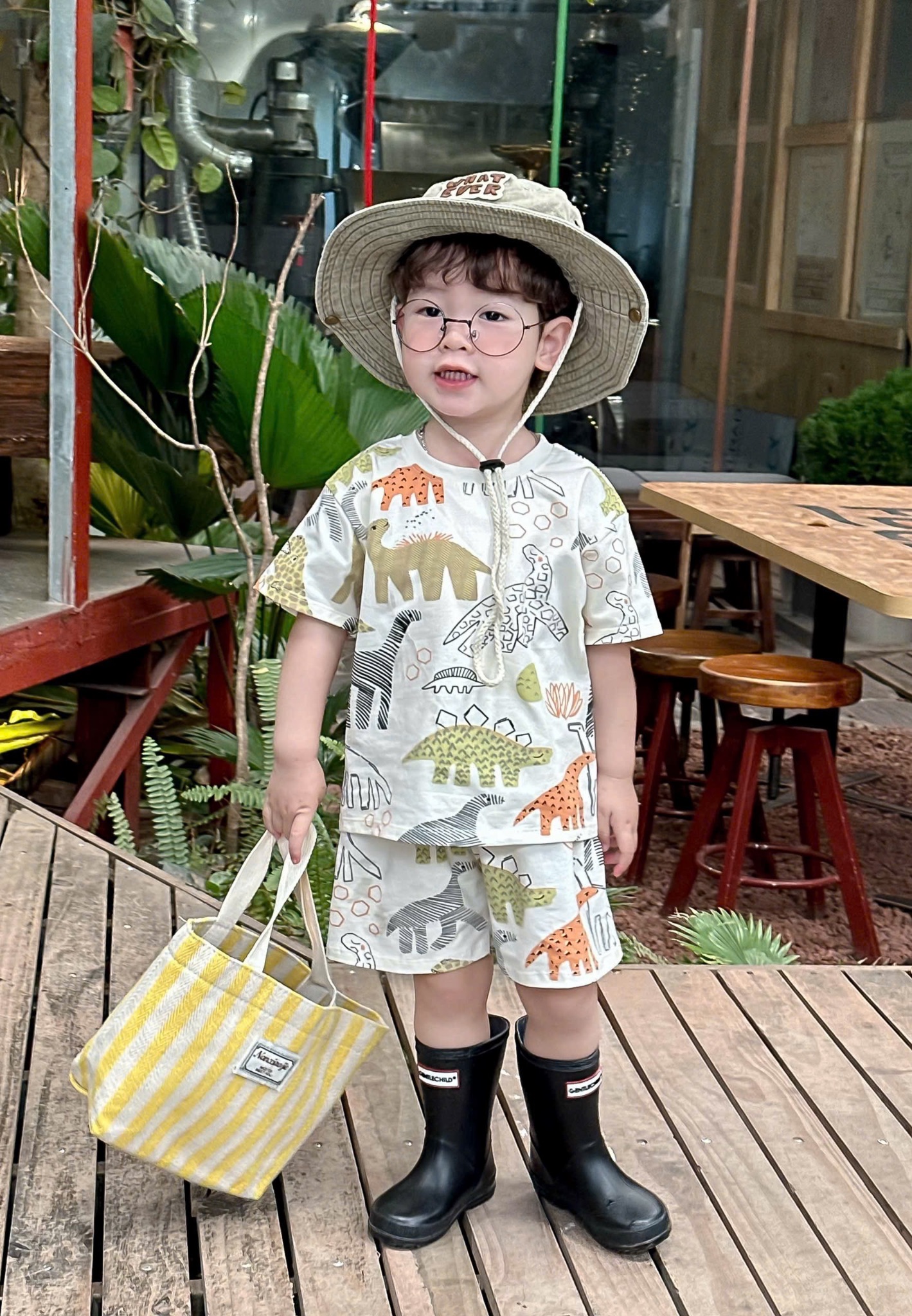 CV - N02 SET 3 BỘ KHỦNG LONG XANH BÉ