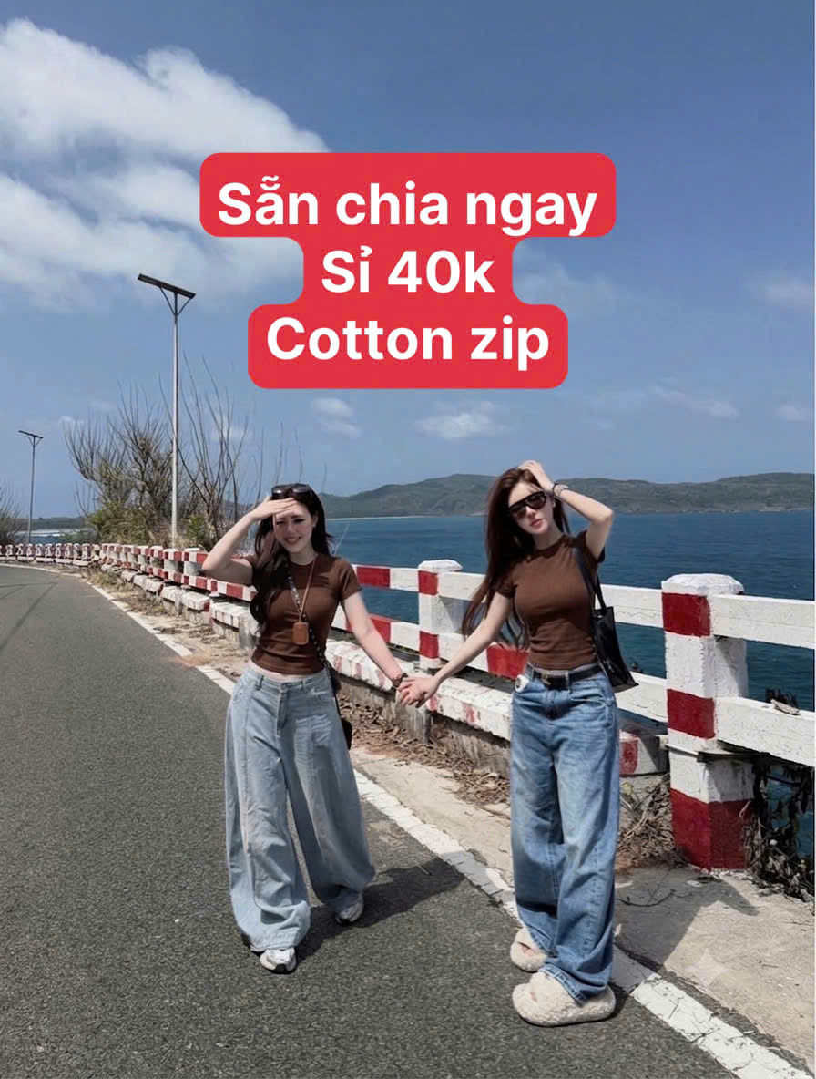AL25 ÁO PHÔNG COTTON ZIP BODY ( LẺ)