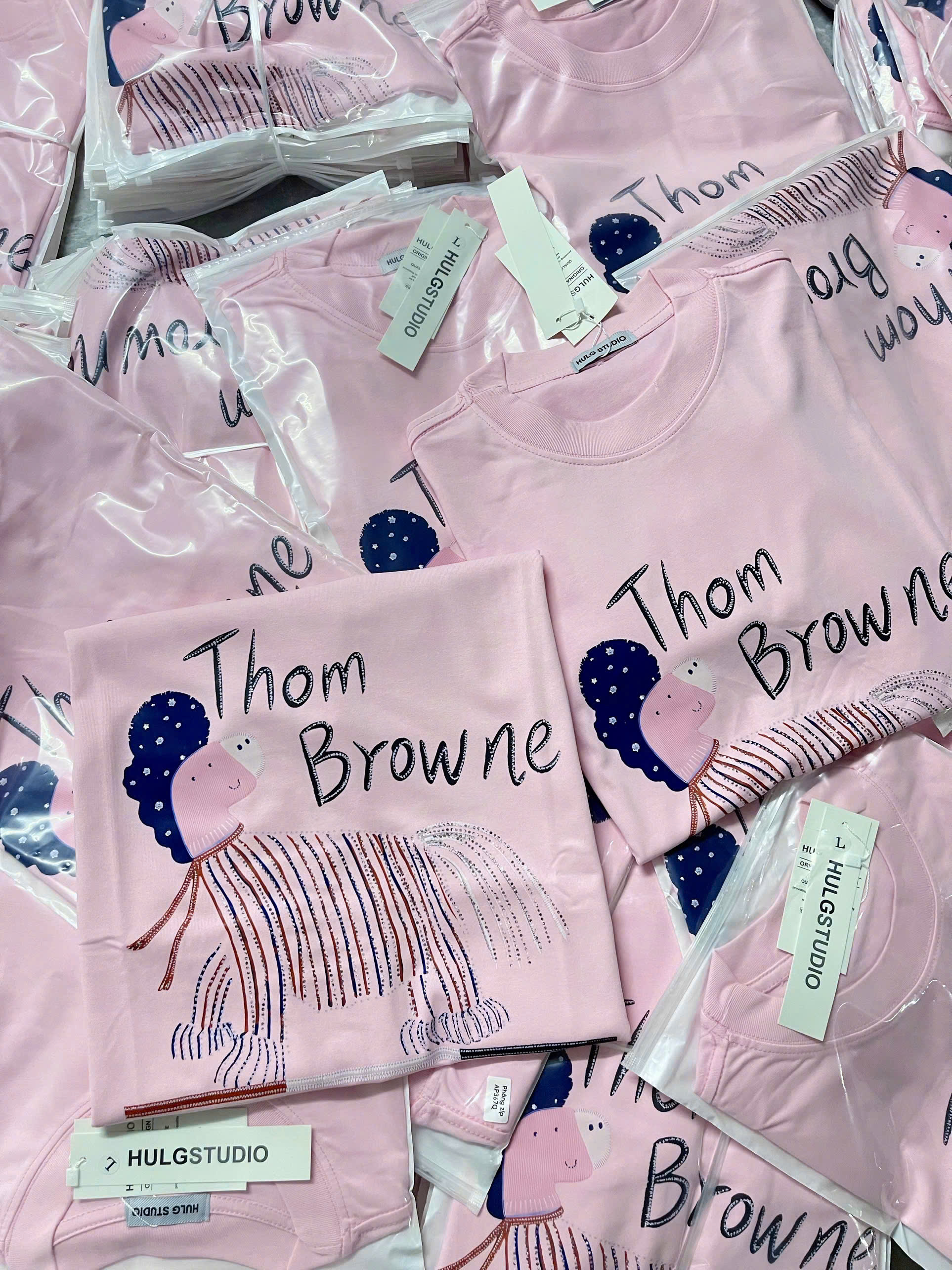 20# ÁO PHÔNG HỒNG THOM BROWNE CHO NỮ