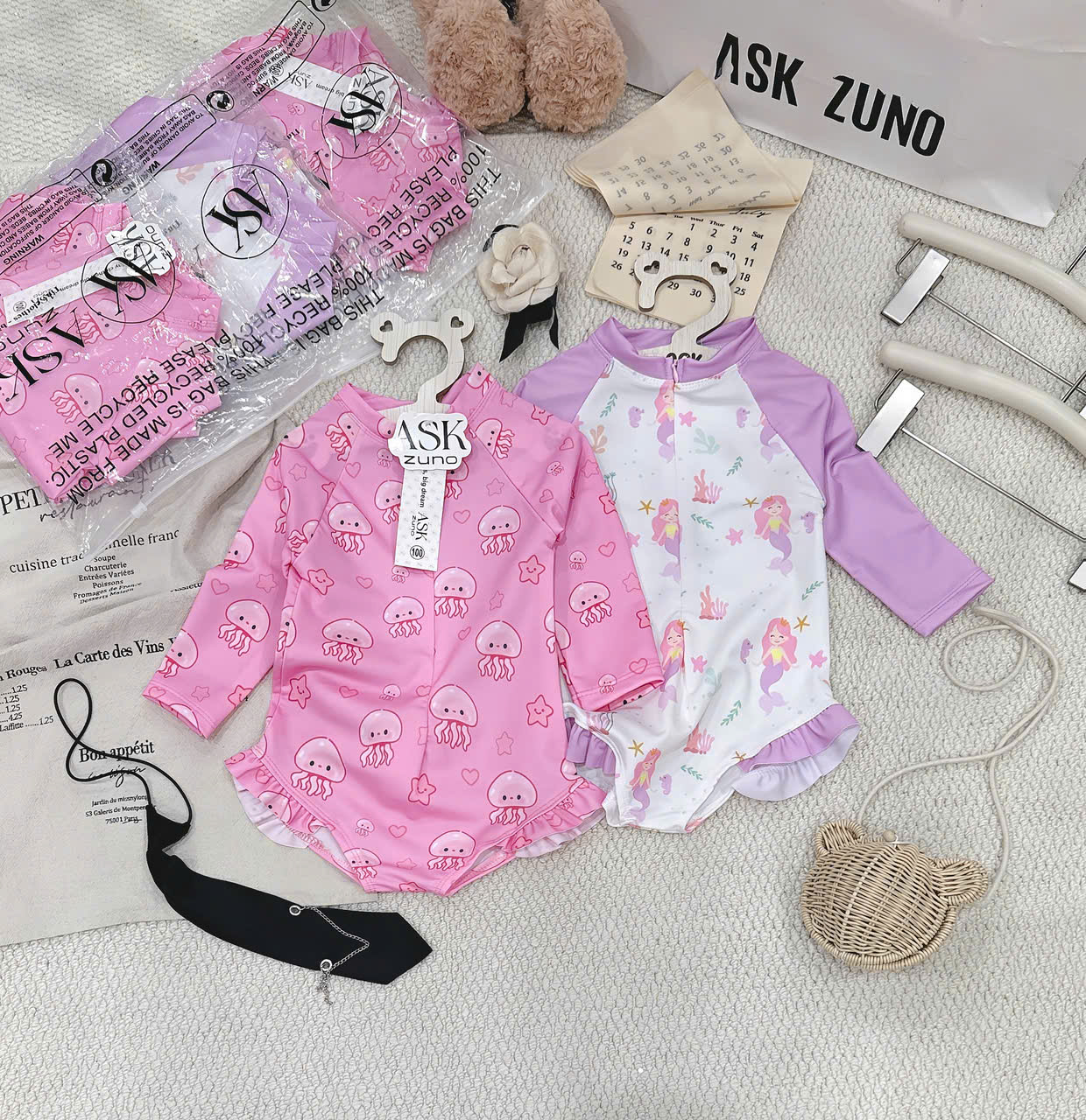 CV - A60 ÁO BIKINI DÀI TAY CHO BÉ