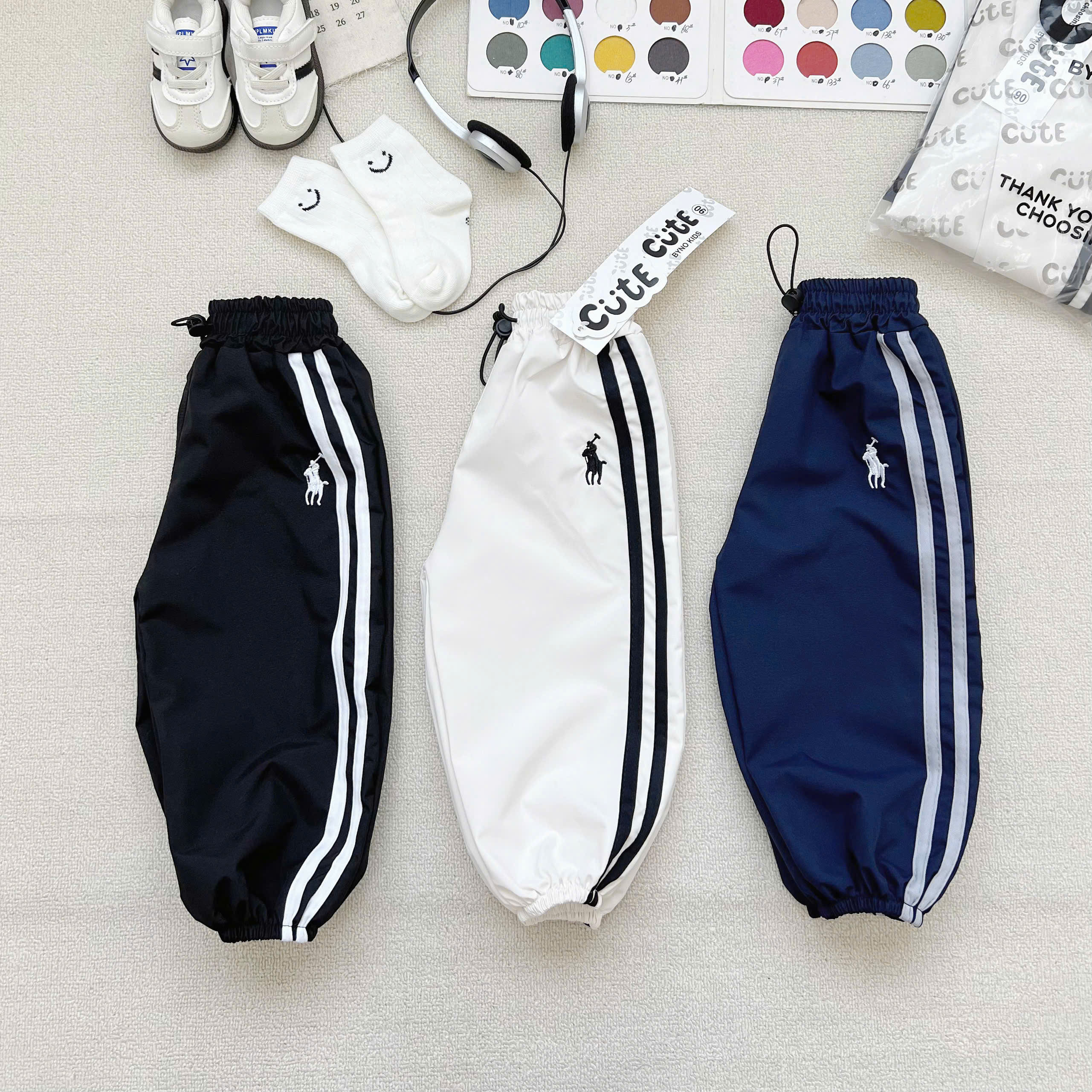 HT06 SET 3 QUẦN GIÓ BÉ TRAI