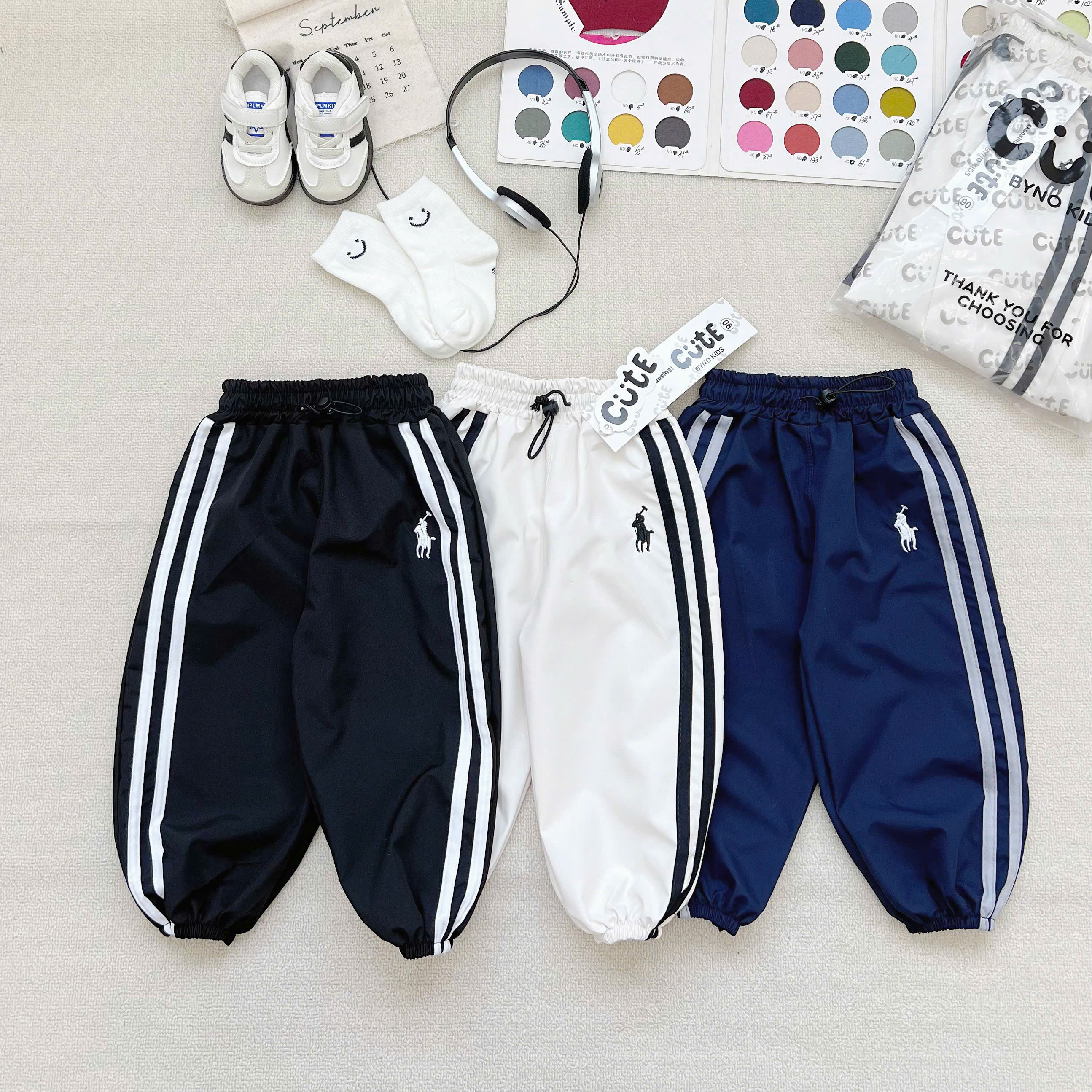 HT06 SET 3 QUẦN GIÓ BÉ TRAI