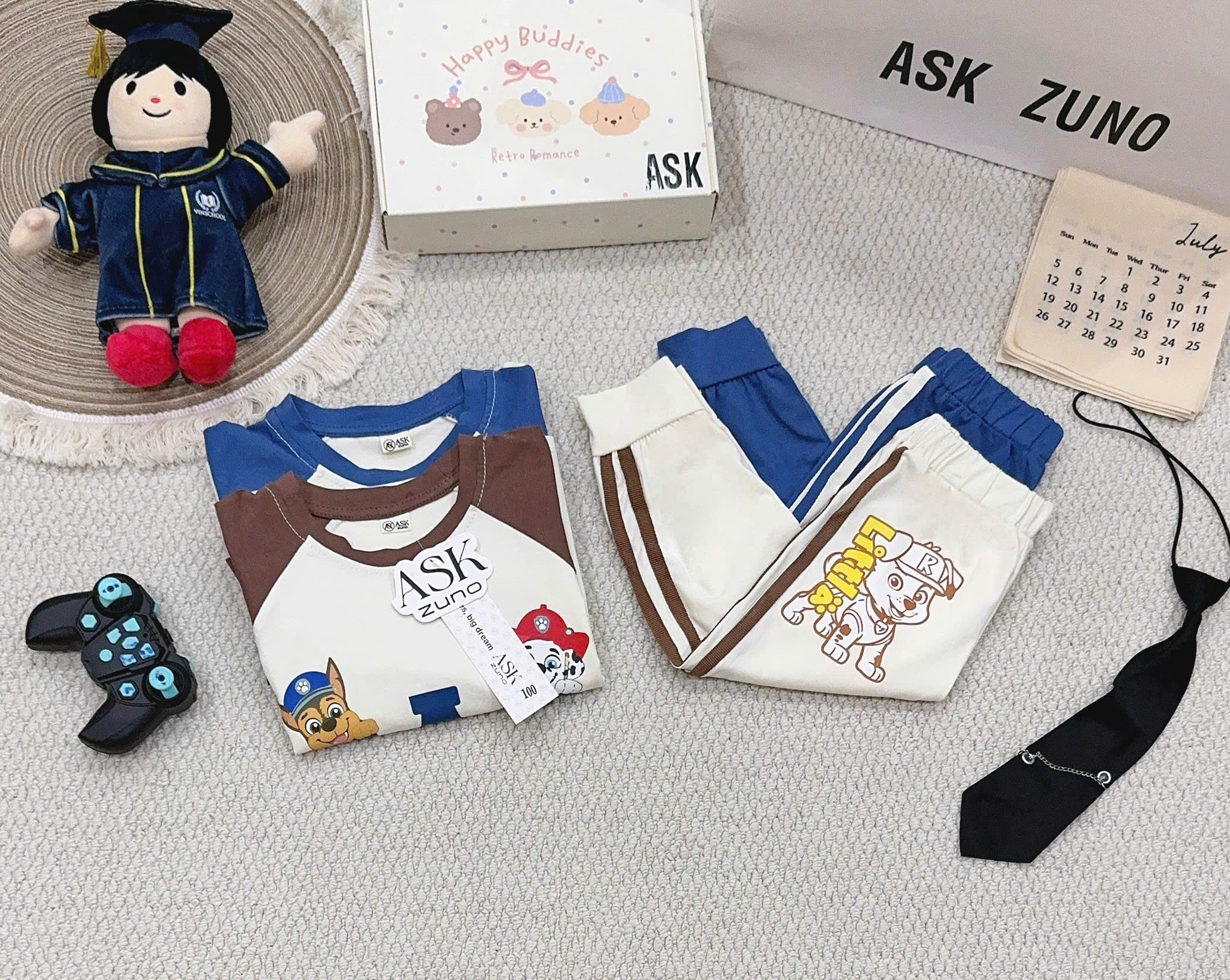 CV - HT10 SET BỘ DÀI TAY PAW PATROL CỰC HOT CHO BÉ