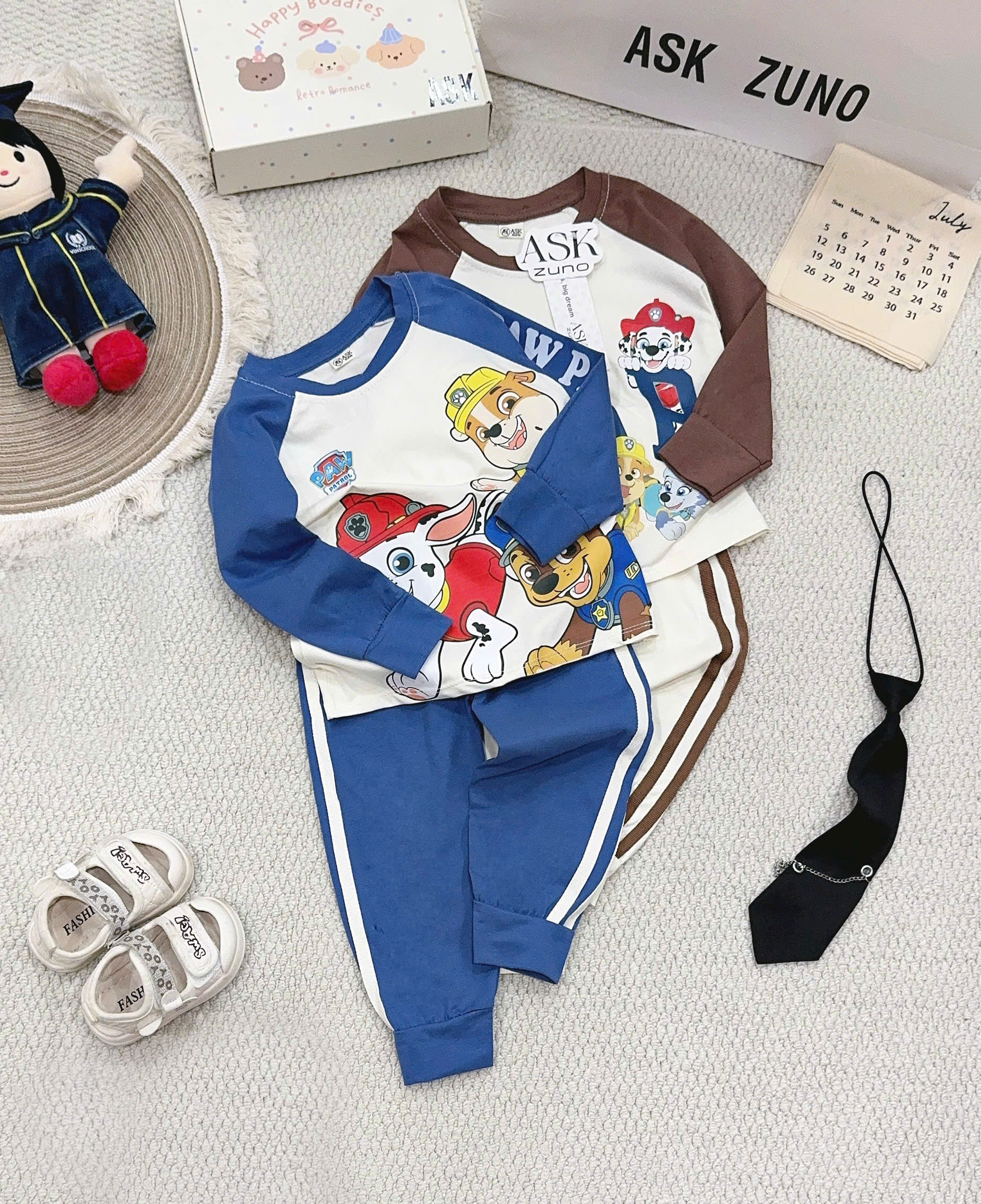 CV - HT10 SET BỘ DÀI TAY PAW PATROL CỰC HOT CHO BÉ
