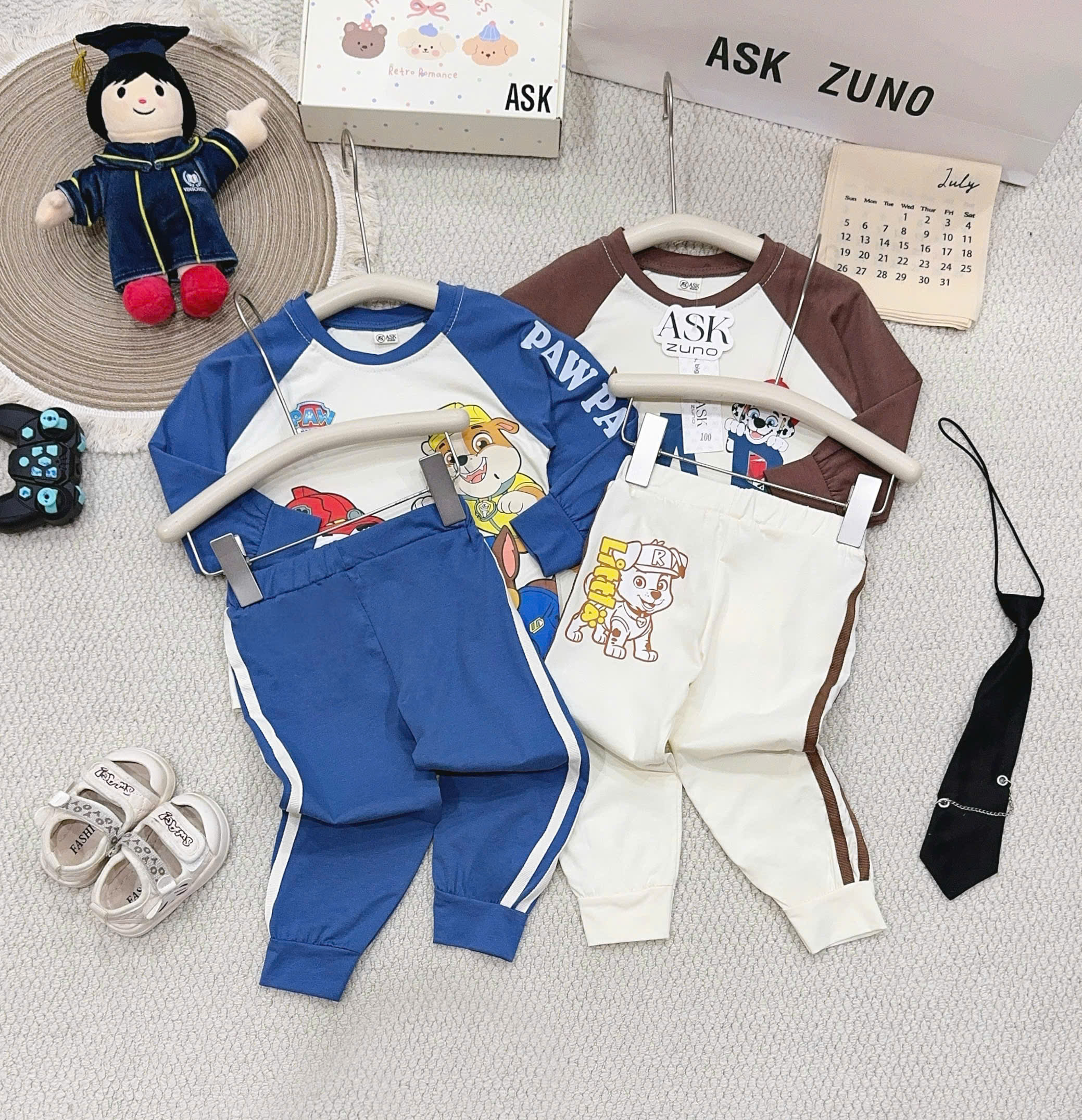 CV - HT10 SET BỘ DÀI TAY PAW PATROL CỰC HOT CHO BÉ