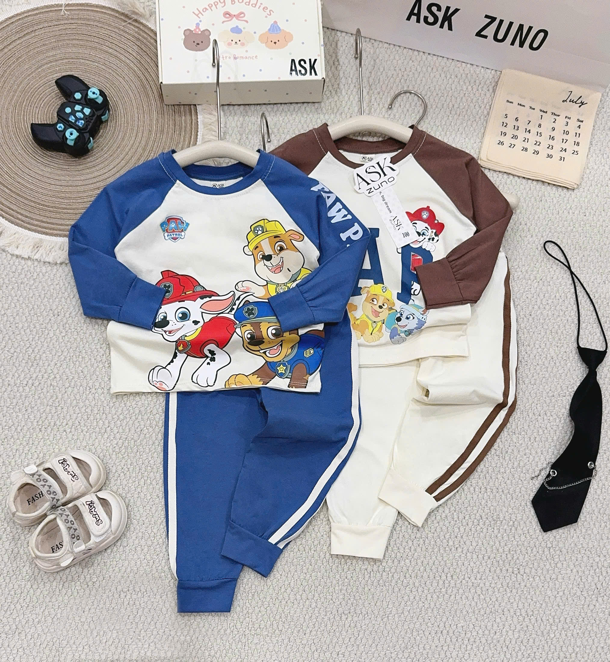 CV - HT10 SET BỘ DÀI TAY PAW PATROL CỰC HOT CHO BÉ