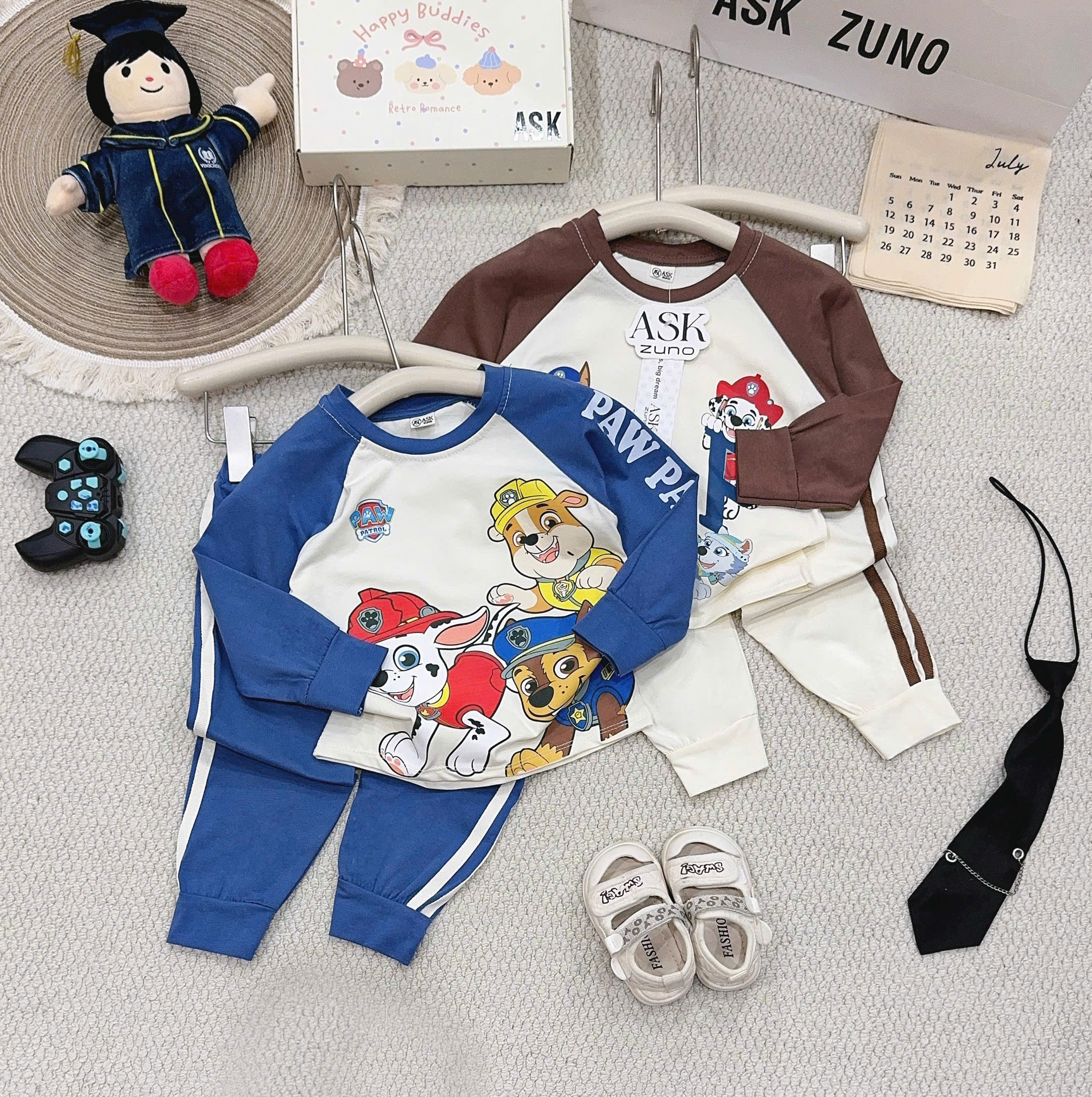 CV - HT10 SET BỘ DÀI TAY PAW PATROL CỰC HOT CHO BÉ