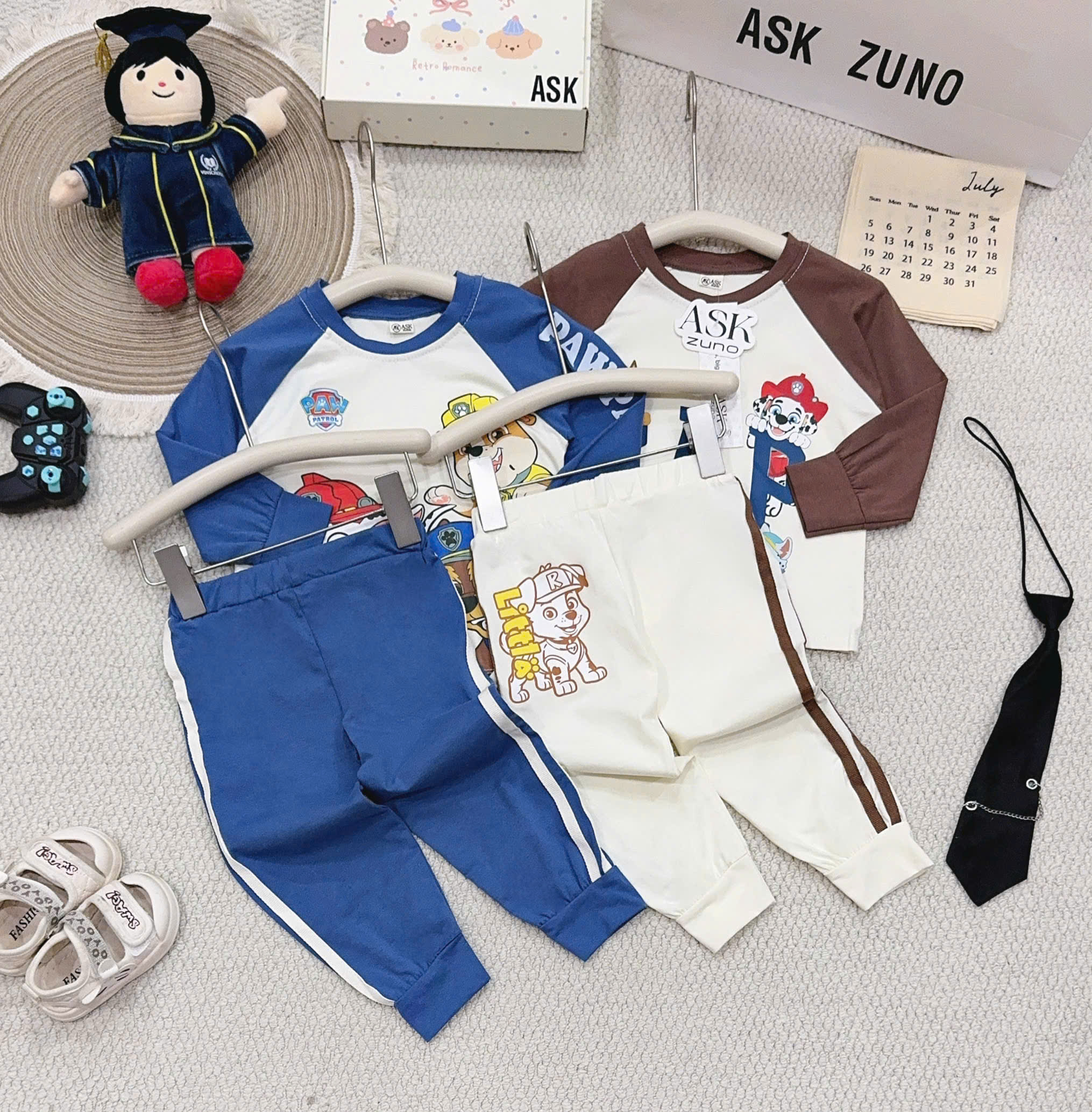 CV - HT10 SET BỘ DÀI TAY PAW PATROL CỰC HOT CHO BÉ