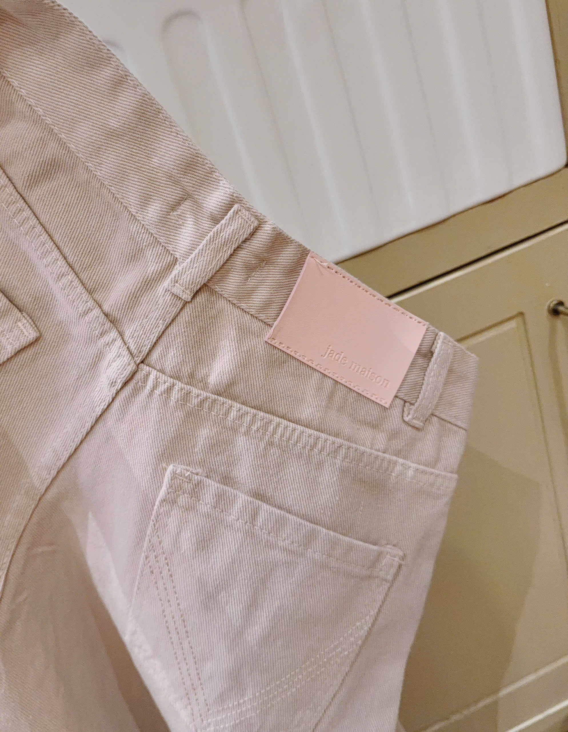 CV-HT114# QUẦN JEANS SUÔNG HỒNG HÀNG XỊN CHO NỮ
