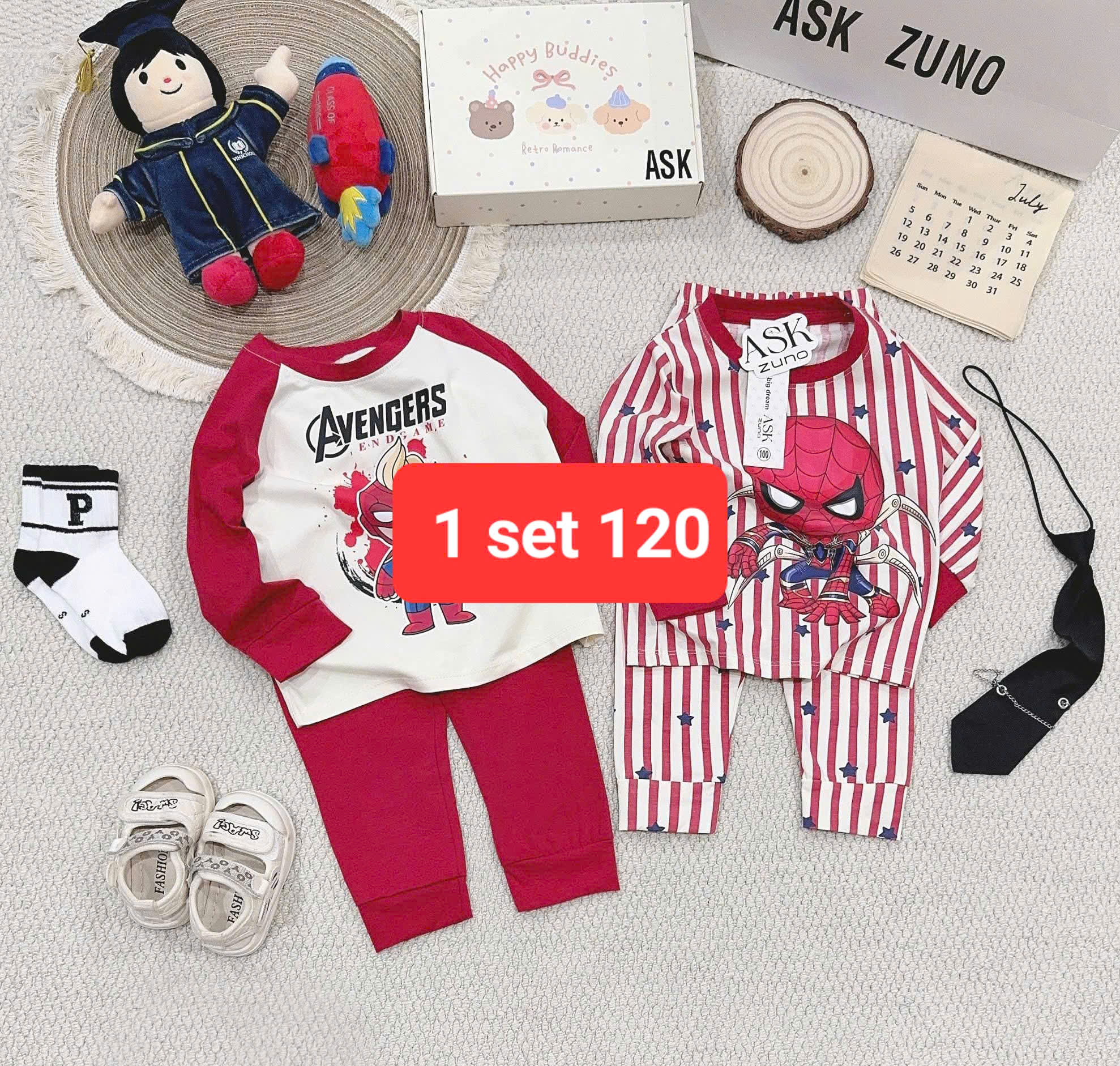 CV-HT245# SET 2B SIÊU ANH HÙNG CHO BÉ