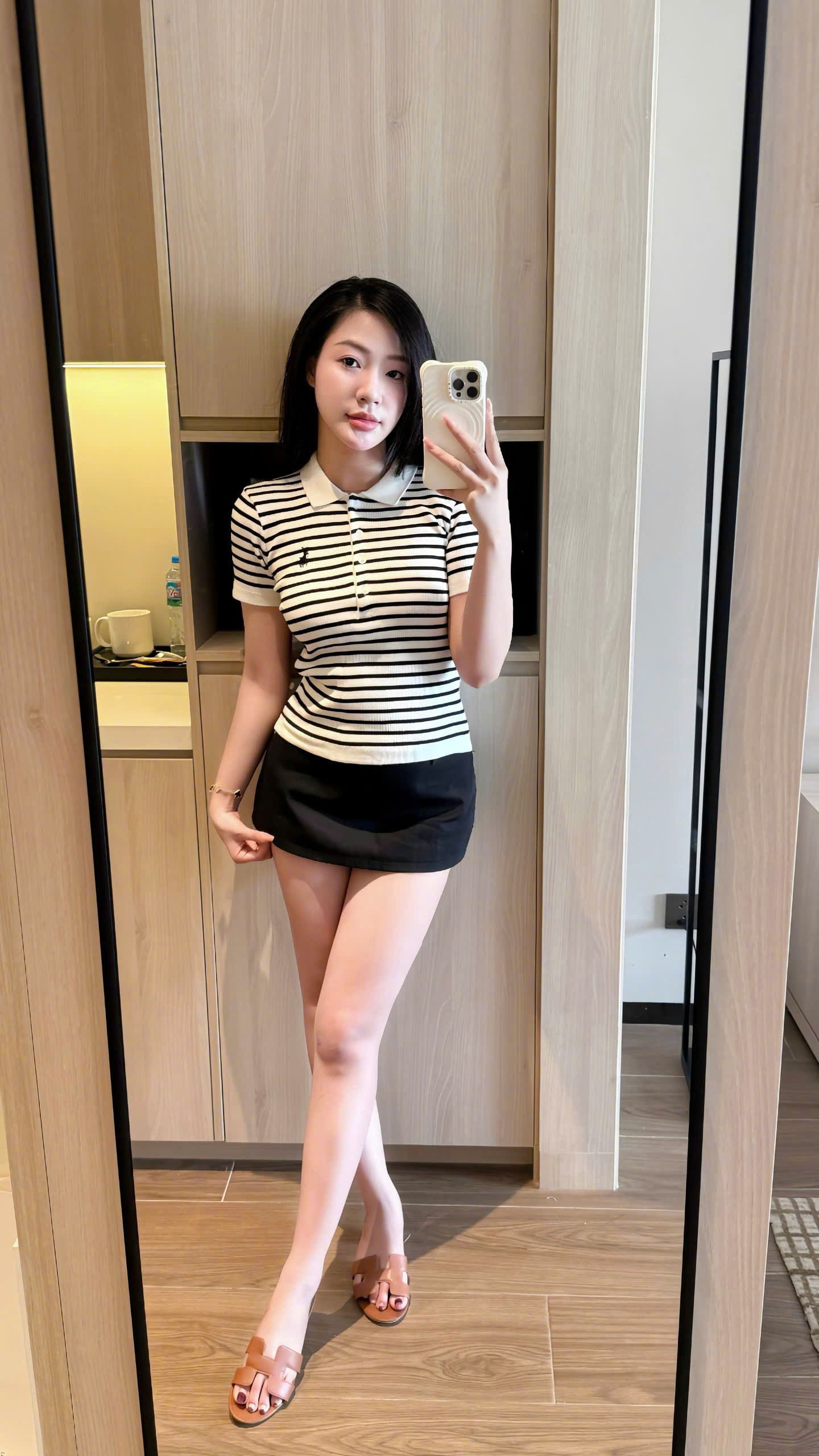 CV - HT42 ÁO POLO KẺ THÊU