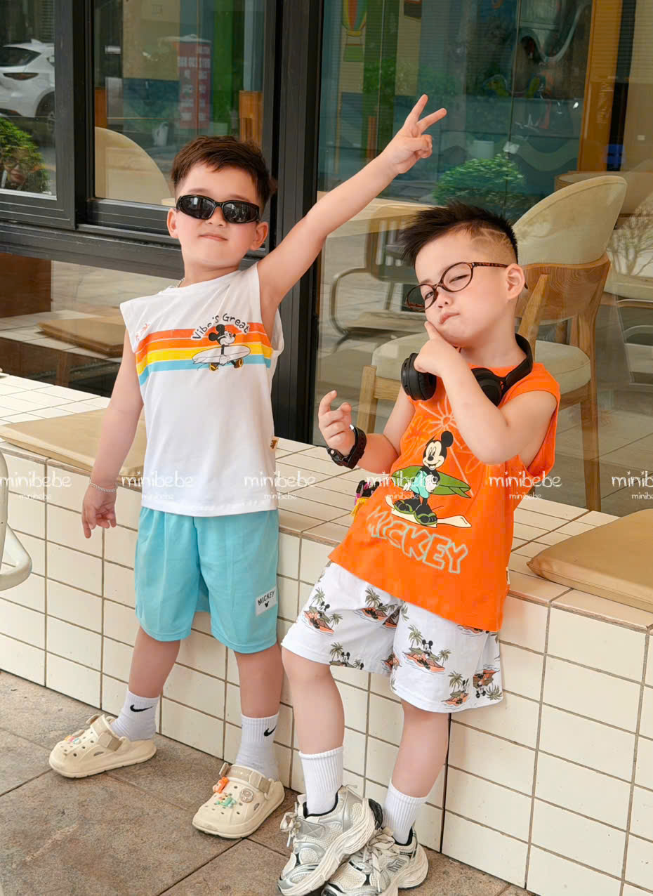 CV-J04# SET 2 BỘ MICKEY MINIBEBE CHO BÉ