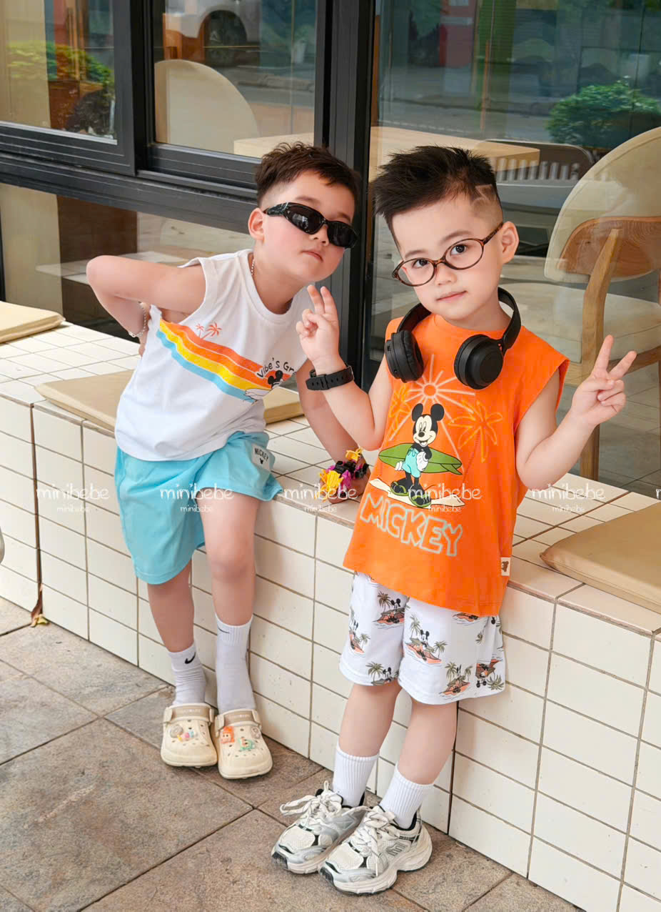 CV-J04# SET 2 BỘ MICKEY MINIBEBE CHO BÉ