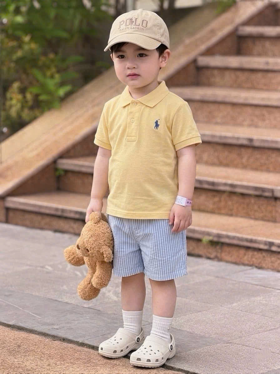 CV-J30# SET BỘ POLO VÀNG CHO BÉ