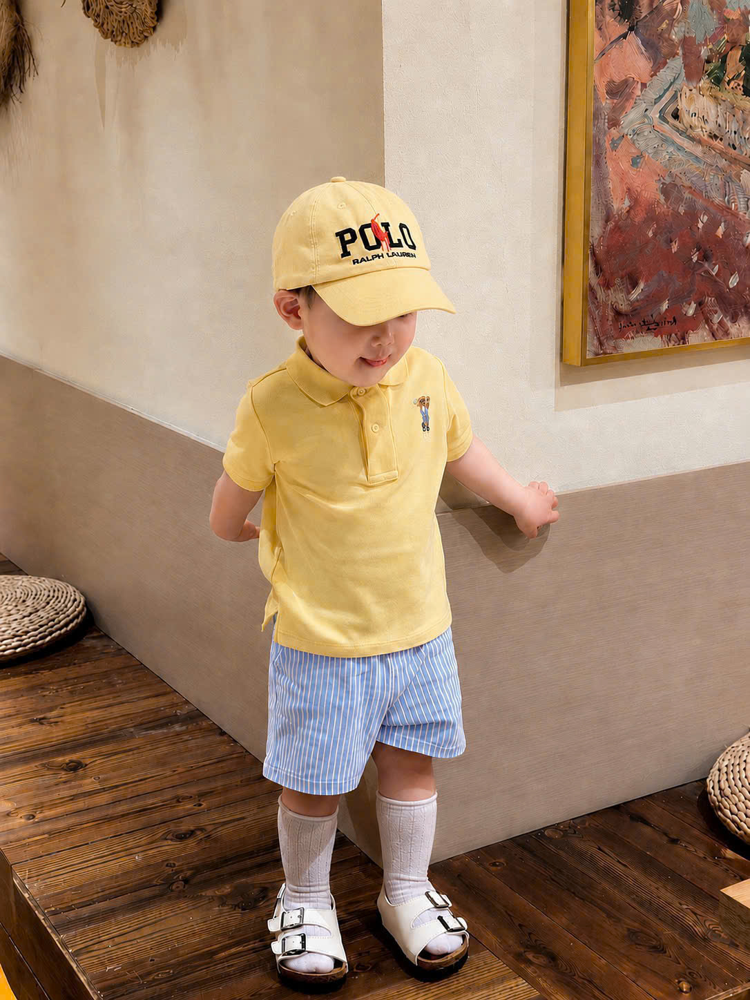 CV-J30# SET BỘ POLO VÀNG CHO BÉ