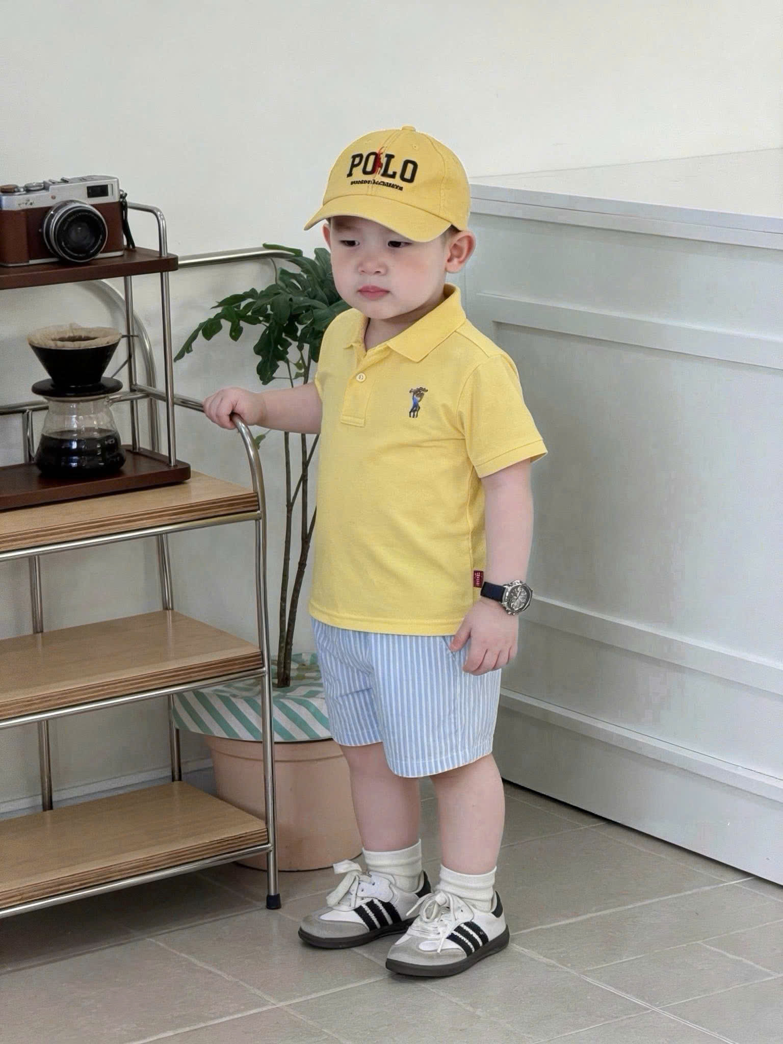 CV-J30# SET BỘ POLO VÀNG CHO BÉ