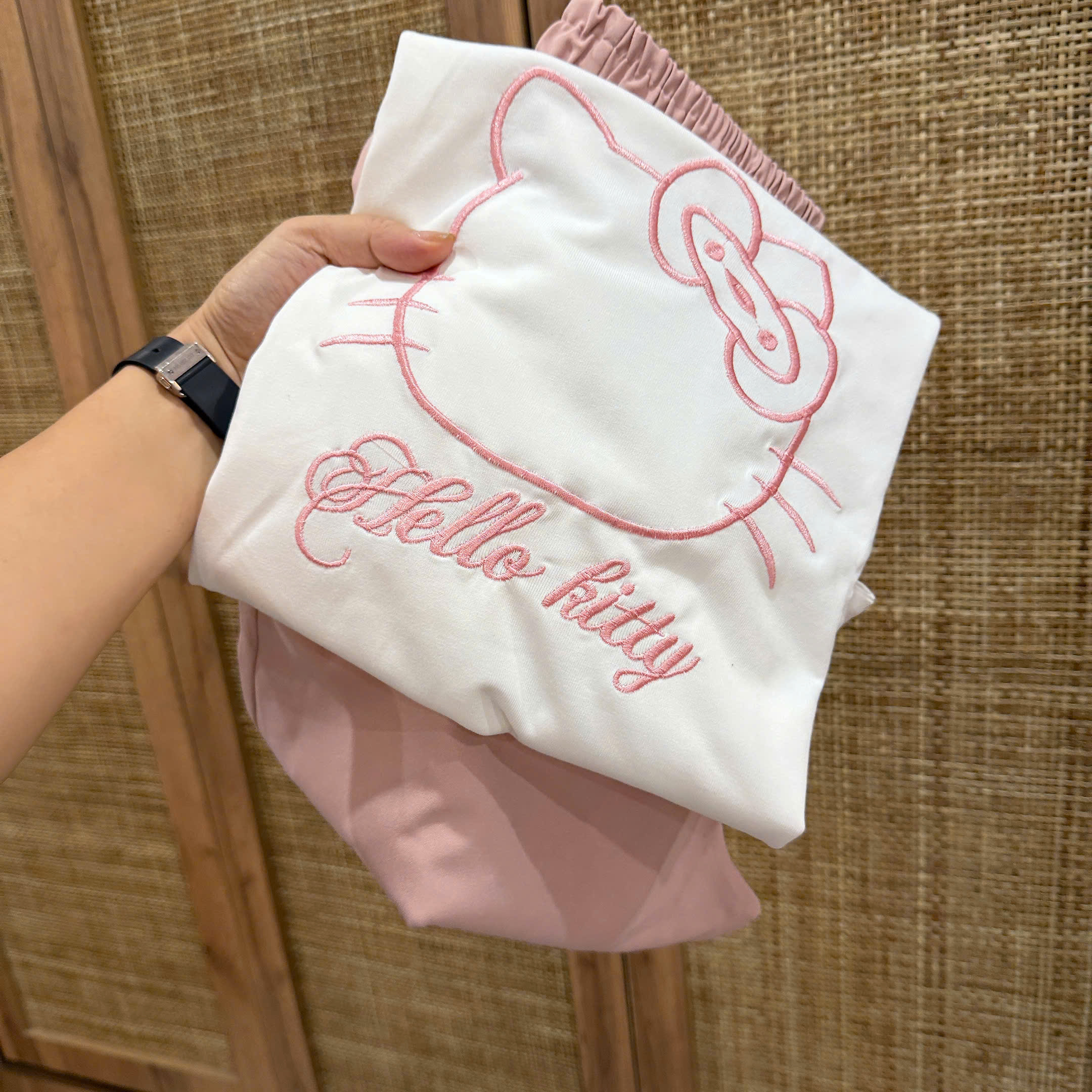 CV-J41# SET BỘ HELLO KITTY TONE HỒNG CHO NỮ