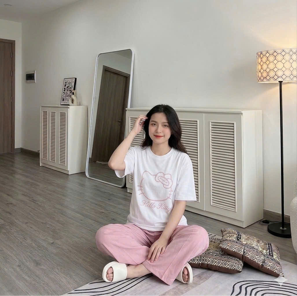 CV-J41# SET BỘ HELLO KITTY TONE HỒNG CHO NỮ