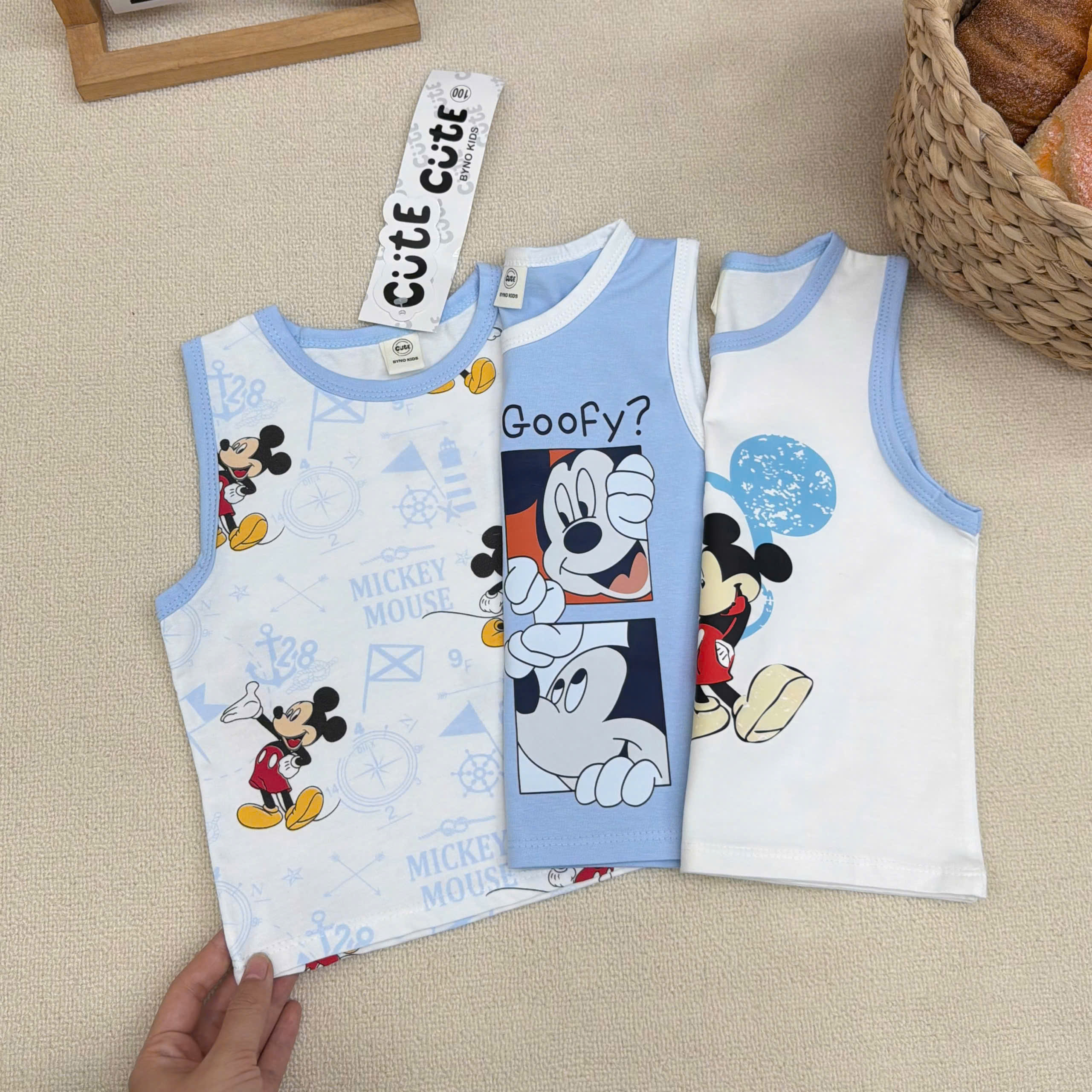 CV-J49# SET 3 BỘ SÁT NÁCH MICKEY CHO BÉ