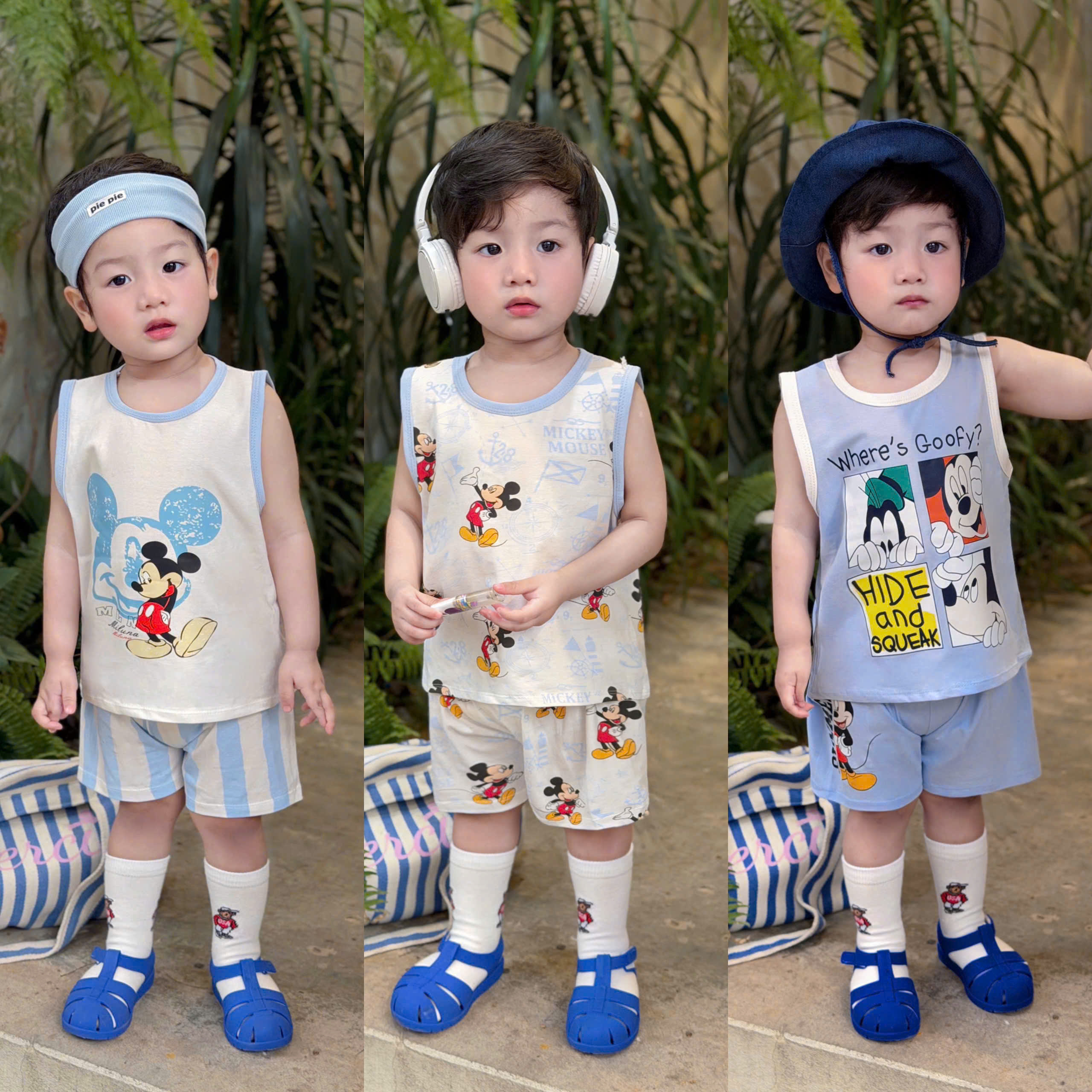 CV-J49# SET 3 BỘ SÁT NÁCH MICKEY CHO BÉ