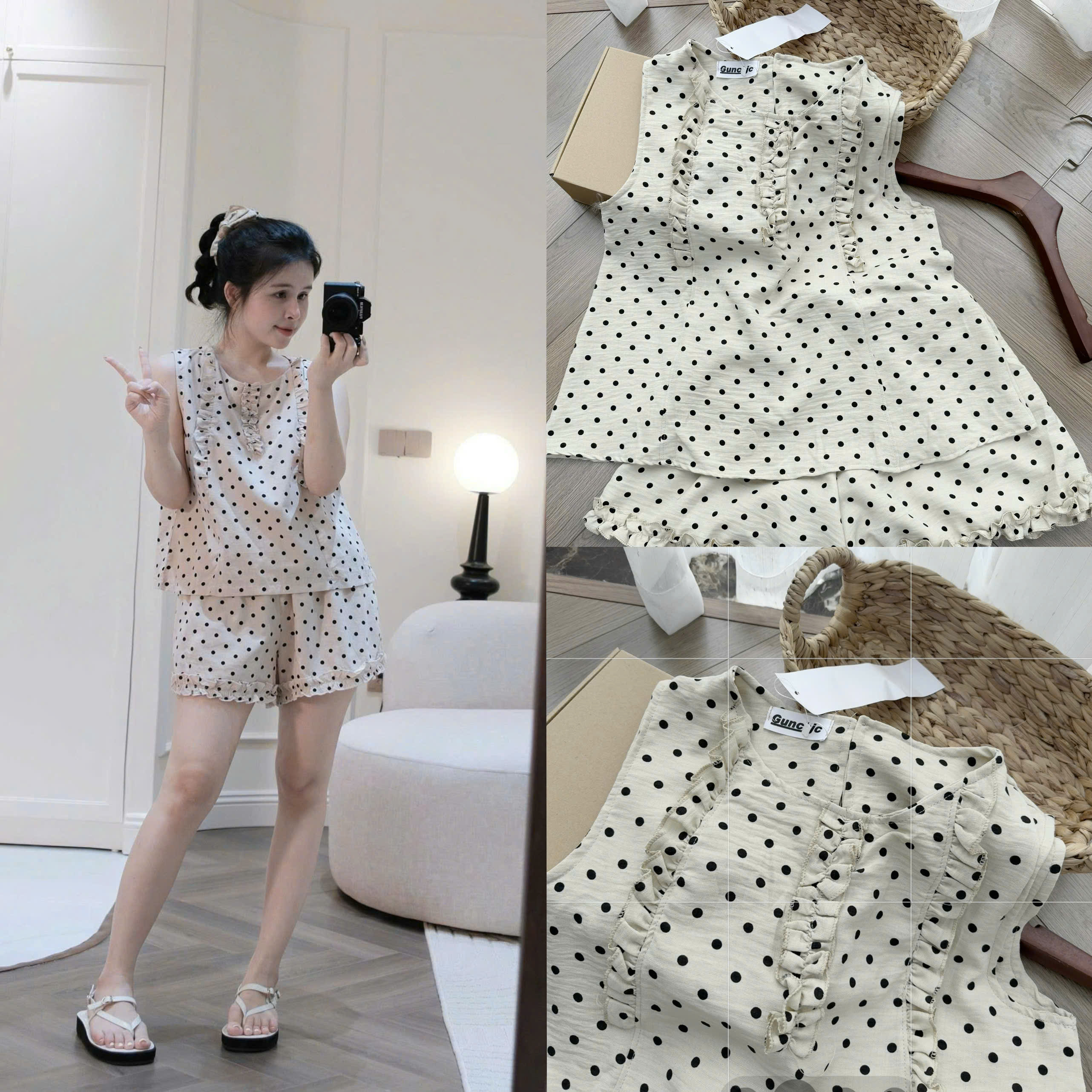 CV-J62# BỘ ĐÙI CHẤM BI CHO NỮ