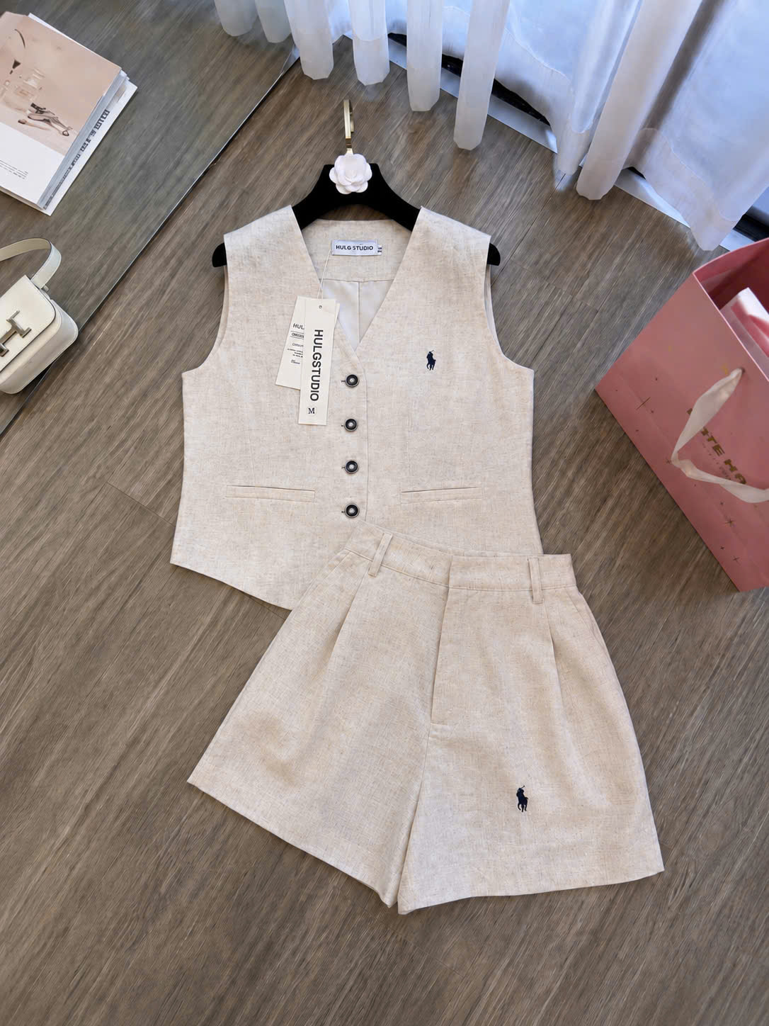 CV-J99# SET ĐŨI LINE THÊU NGỰA CHO NỮ