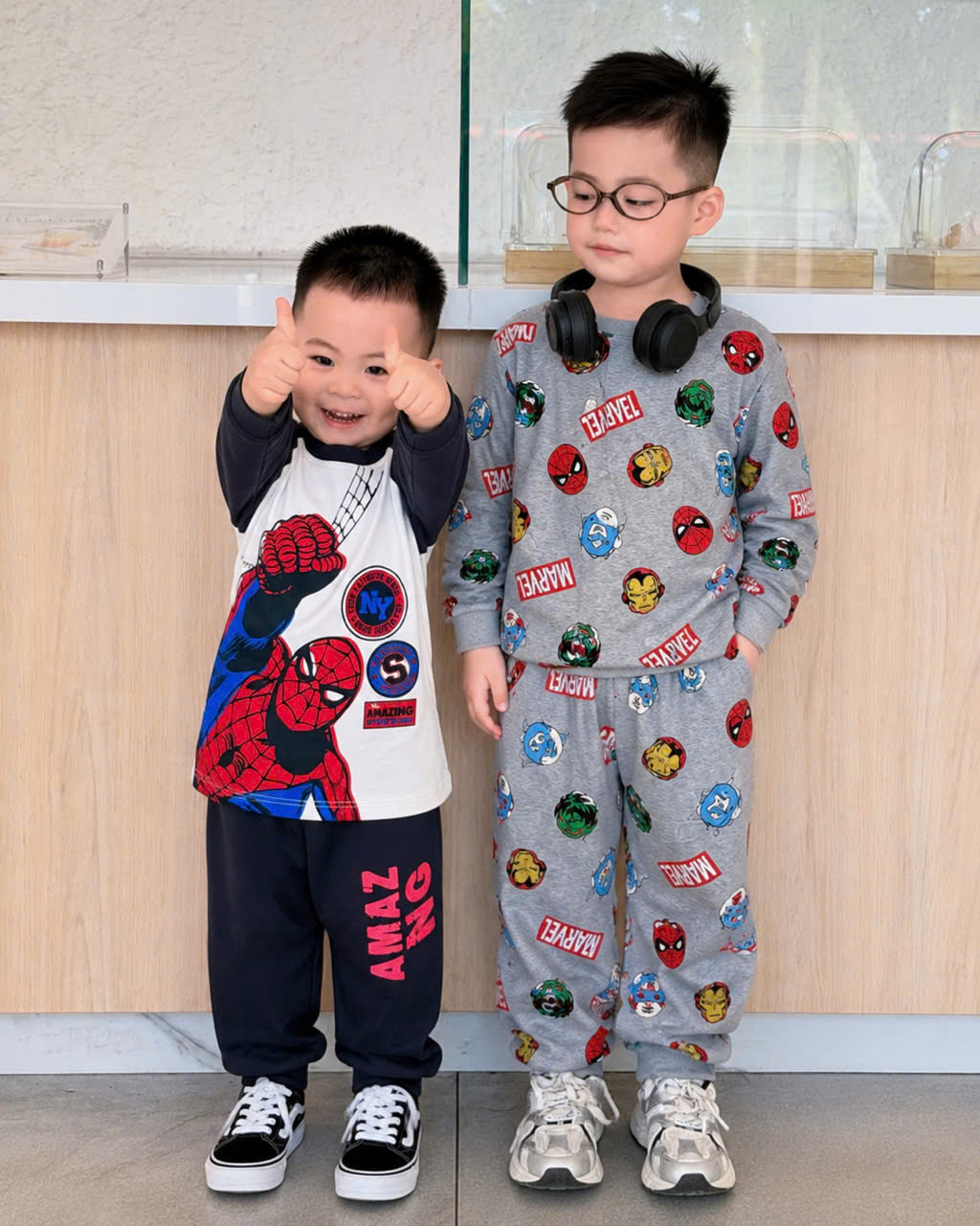 CV-K001# SET 2 BỘ NHỆN DÀI TAY CHO BÉ