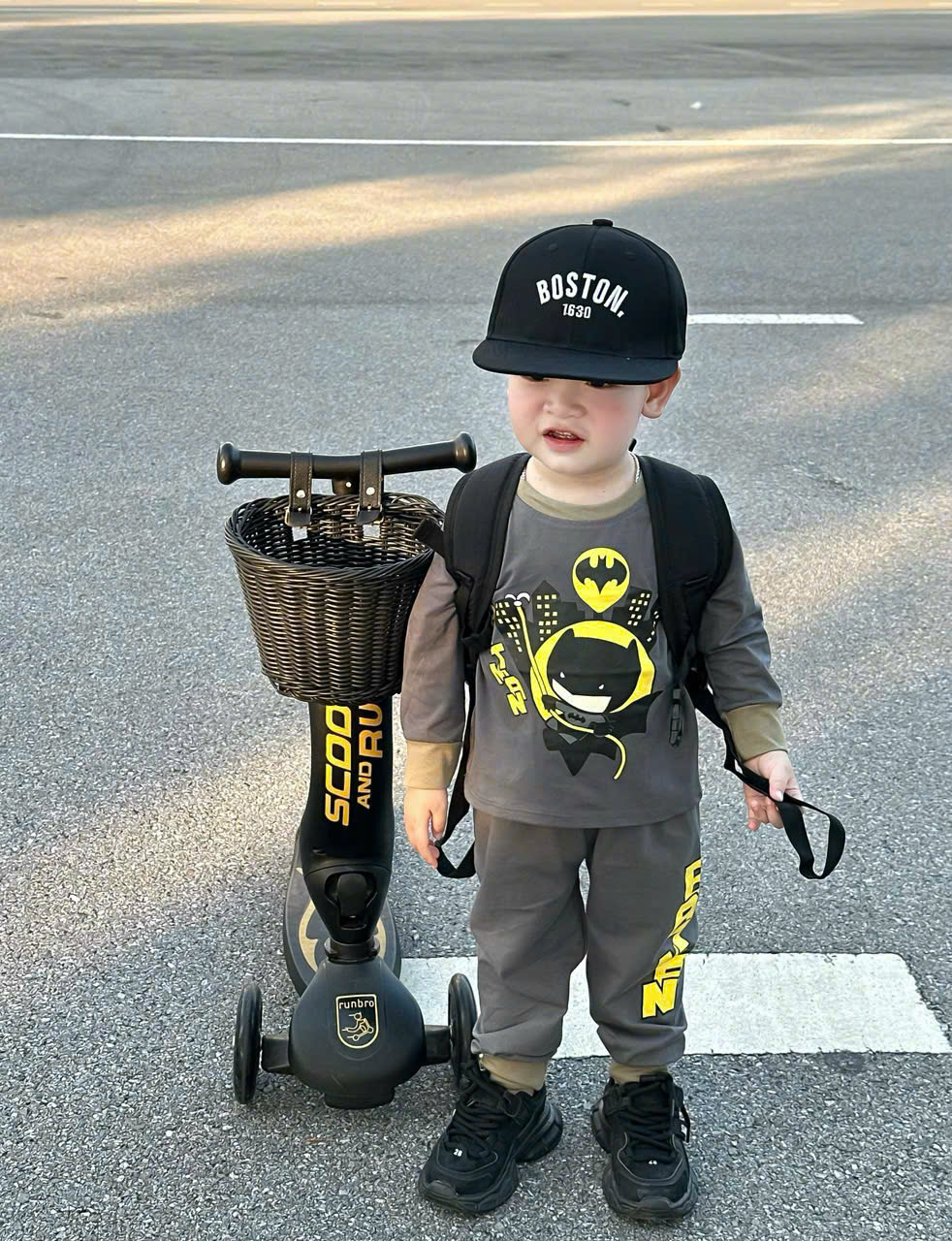 CV-K019# SET 2 BỘ BATMAN DÀI TAY CHO BÉ