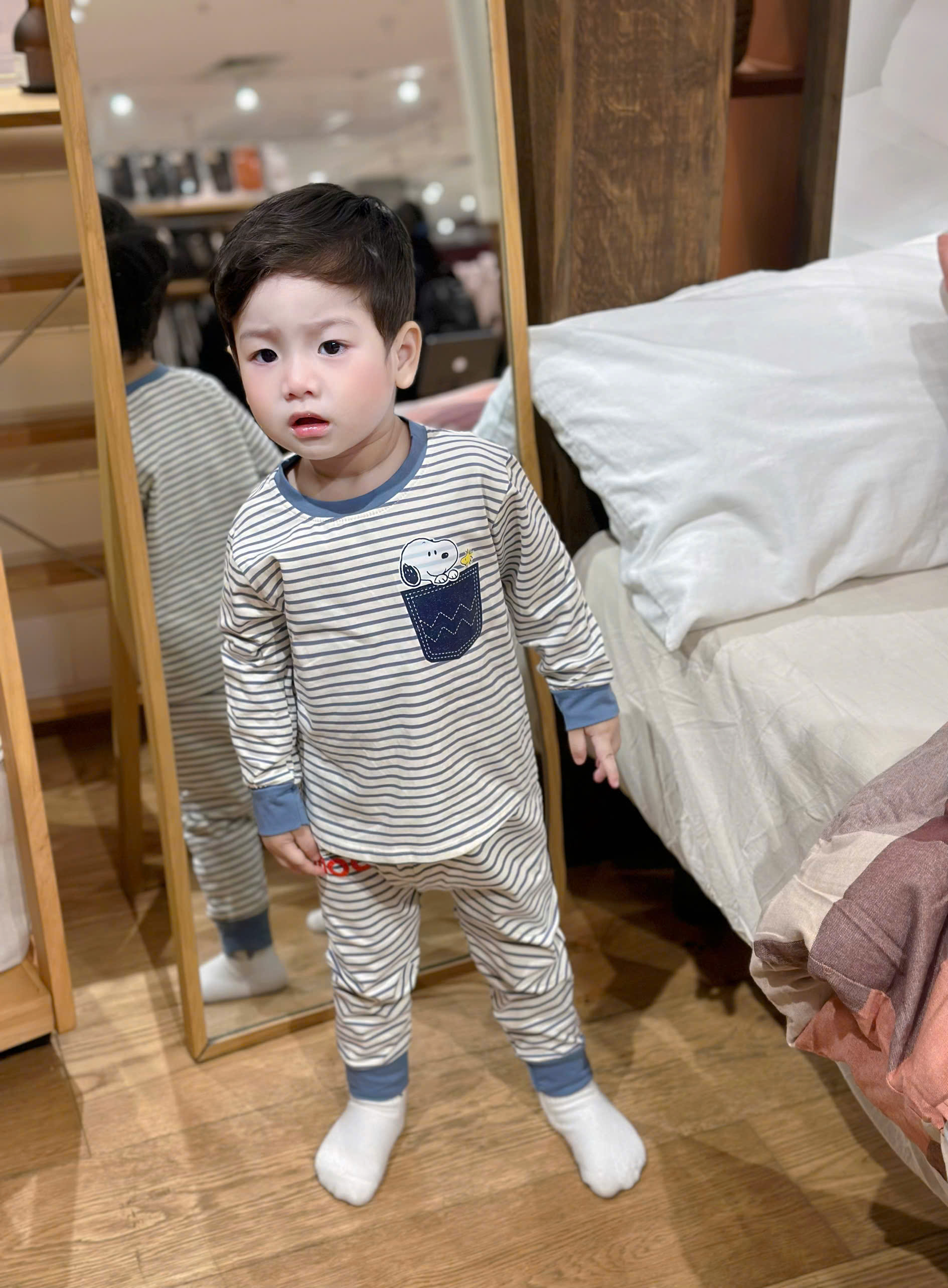 CV-K030# SET 2 BỘ DÀI TAY SNOOPY CHO BÉ