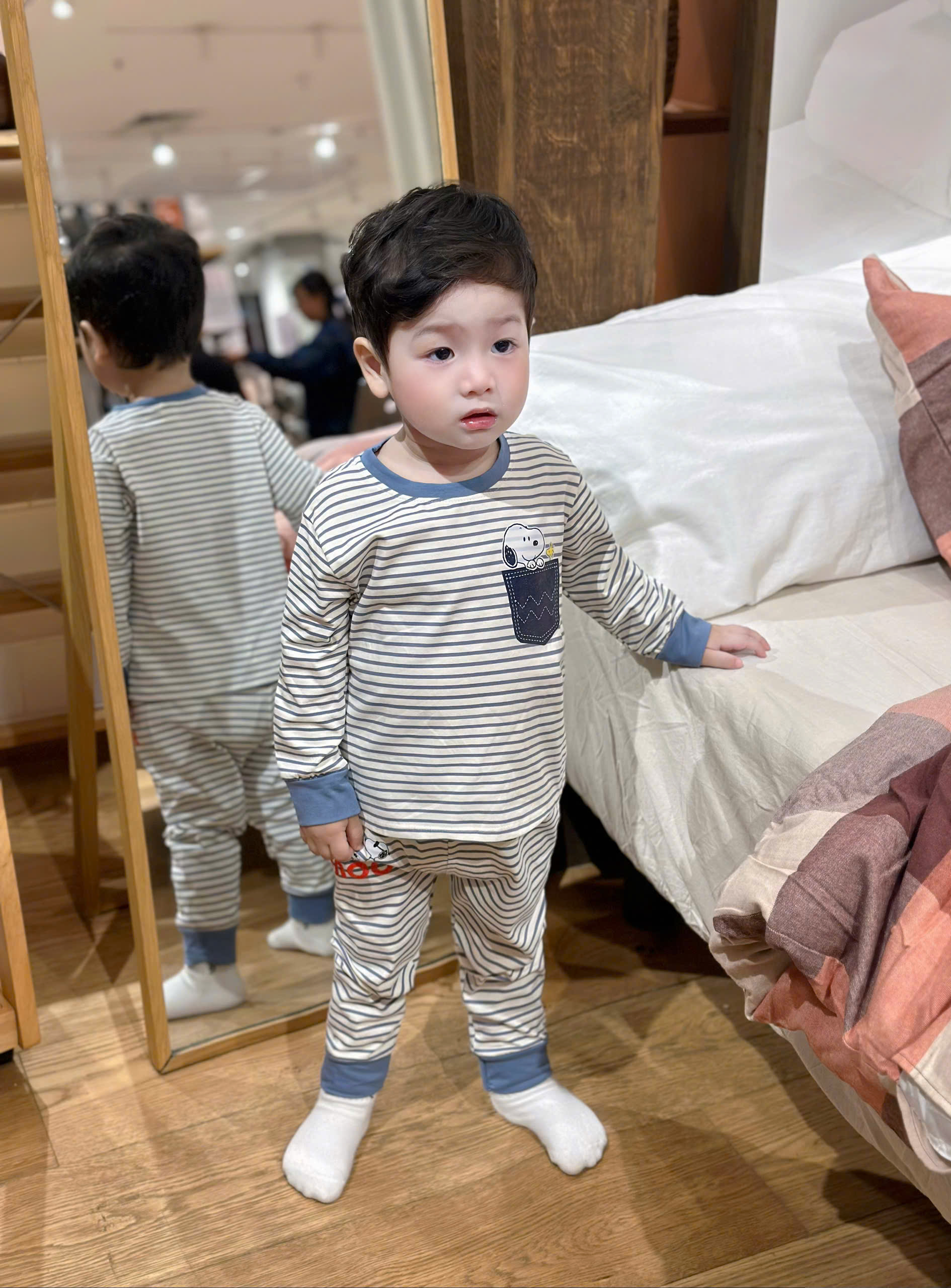 CV-K030# SET 2 BỘ DÀI TAY SNOOPY CHO BÉ