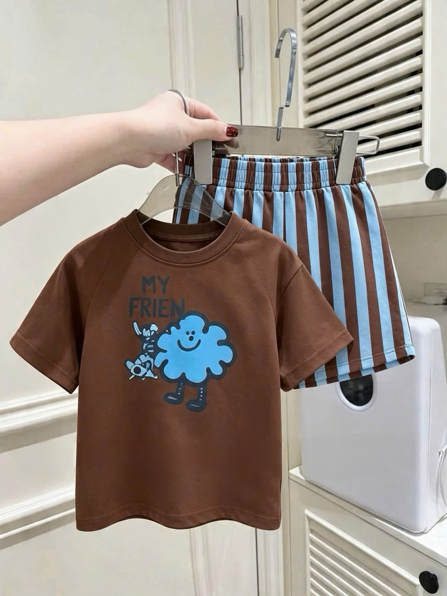 CV-K044# SET 2 BỘ COTTON CHO BÉ TRAI