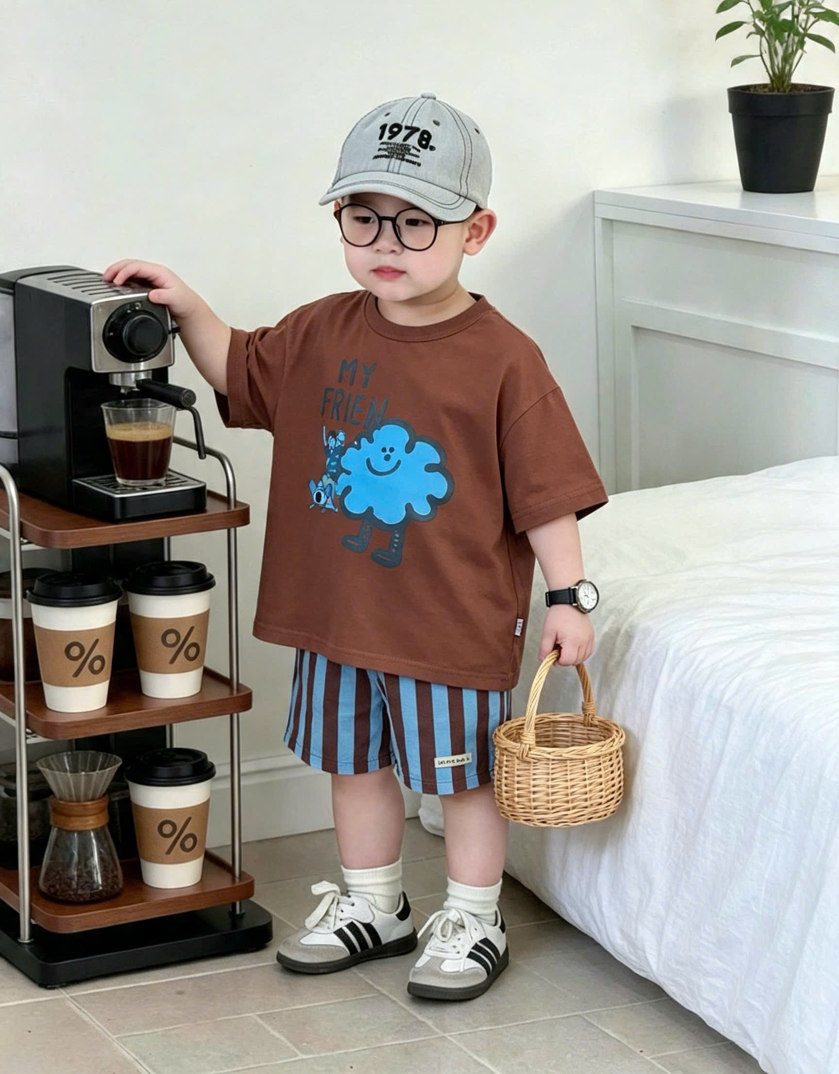 CV-K044# SET 2 BỘ COTTON CHO BÉ TRAI