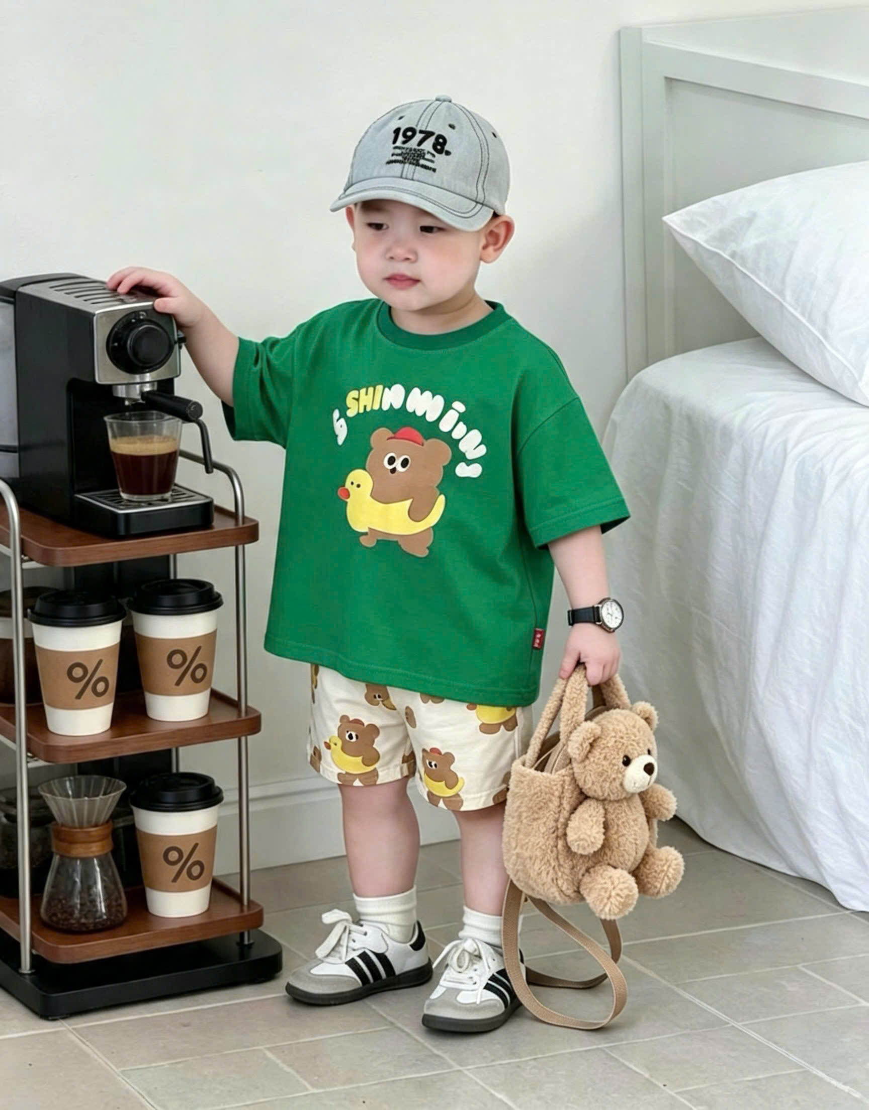 CV-K044# SET 2 BỘ COTTON CHO BÉ TRAI