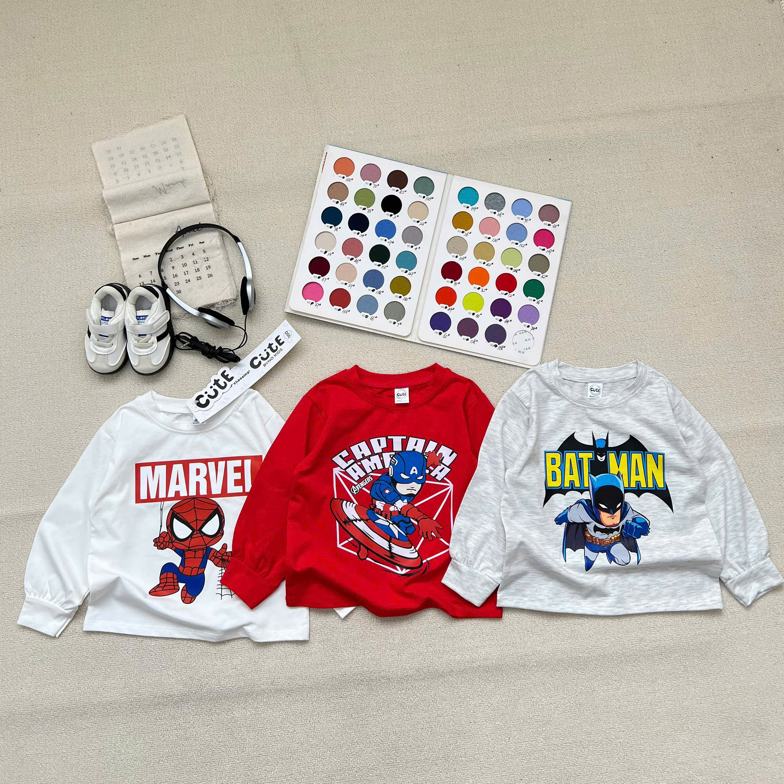 CV -K12 SET 3 ÁO SIÊU NHÂN NHỆN