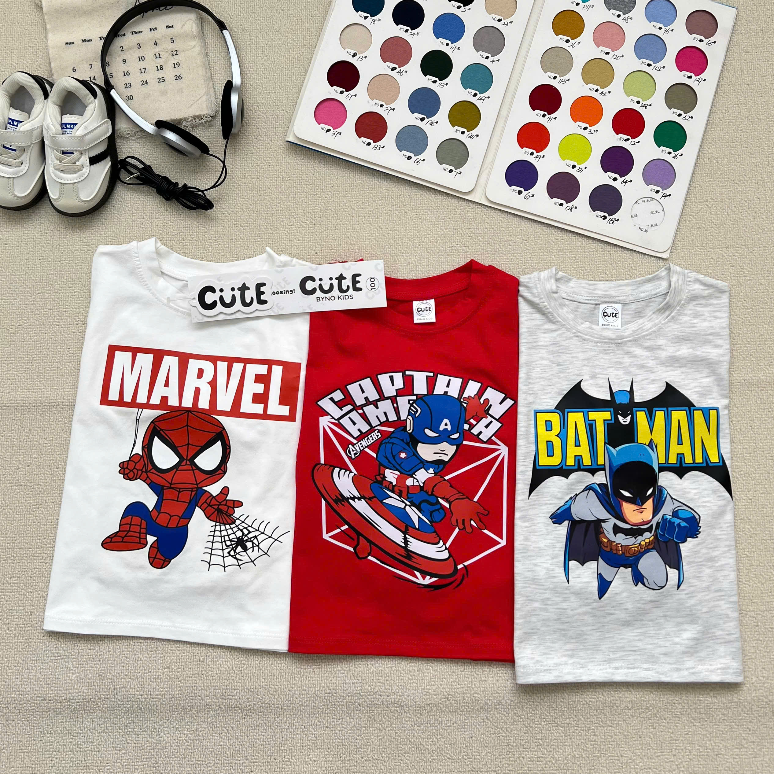 CV -K12 SET 3 ÁO SIÊU NHÂN NHỆN