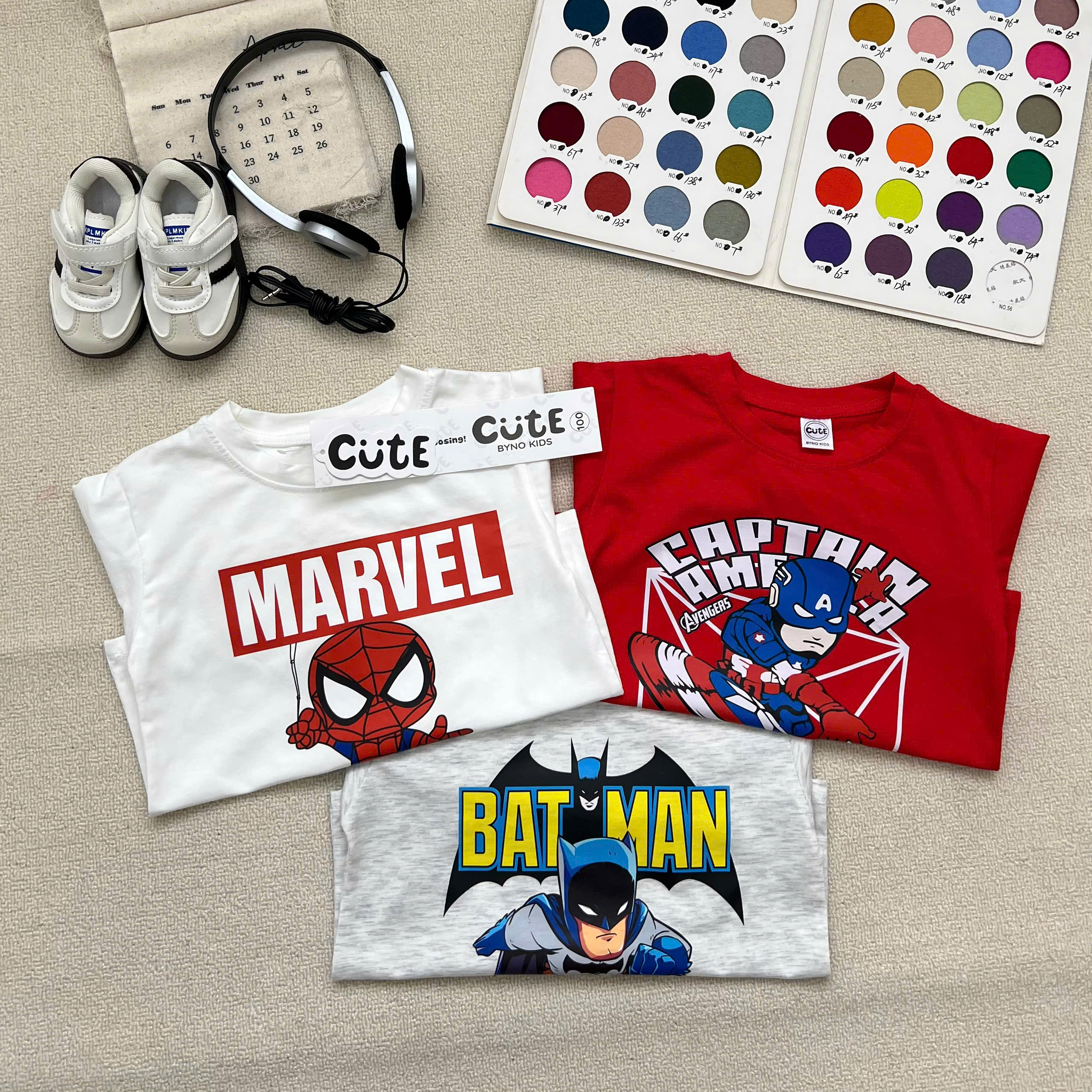 CV -K12 SET 3 ÁO SIÊU NHÂN NHỆN