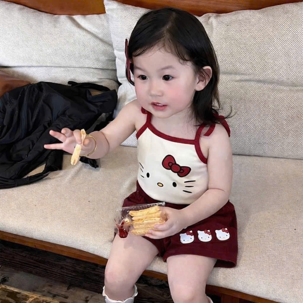 CV - O15 SET 2 BỘ CHẤM BI MÈO HELLO