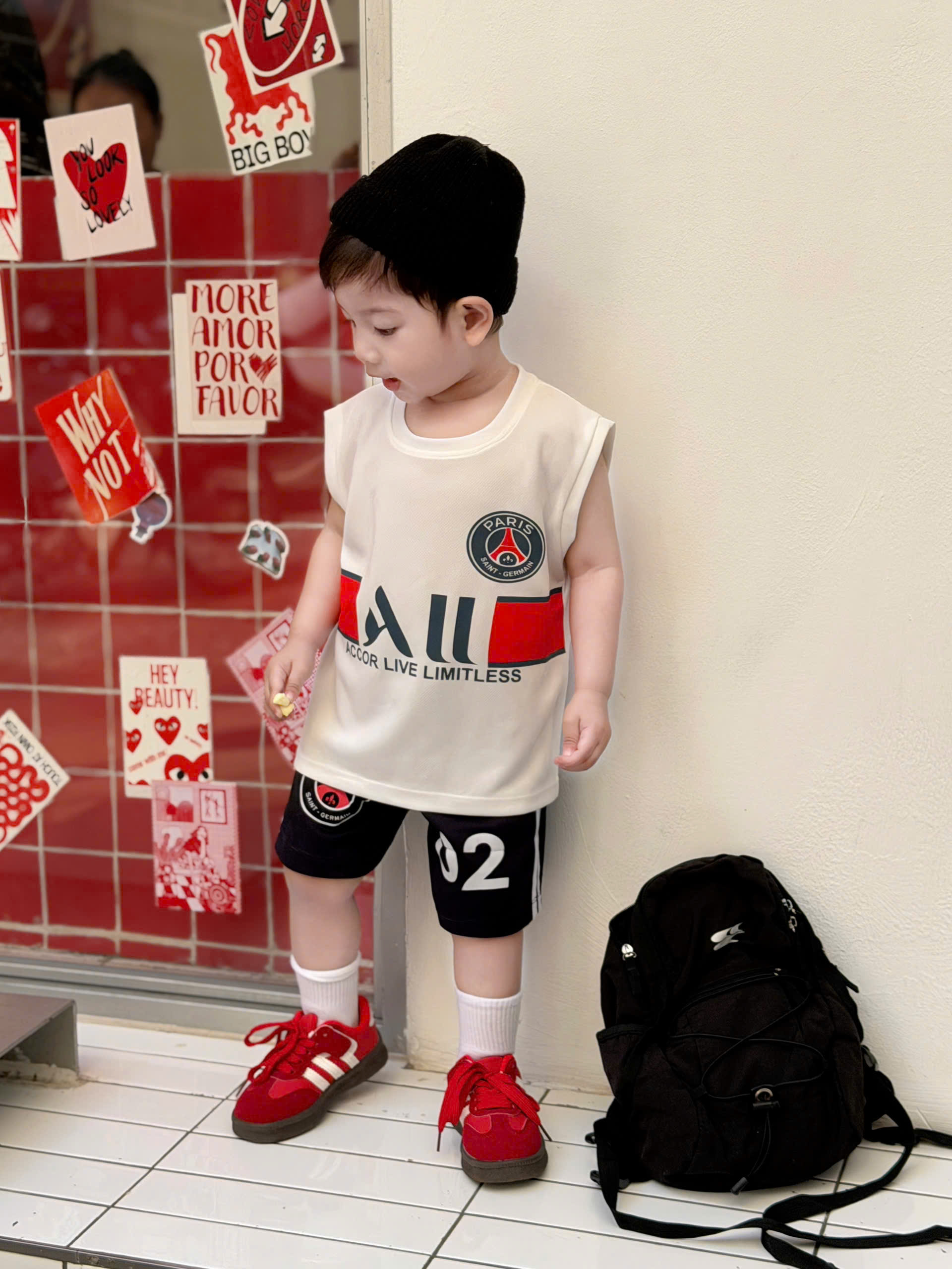 CV- P24# SET 2B SÁT NÁCH THỂ THAO THÔNG HƠI CHO BÉ TRAI